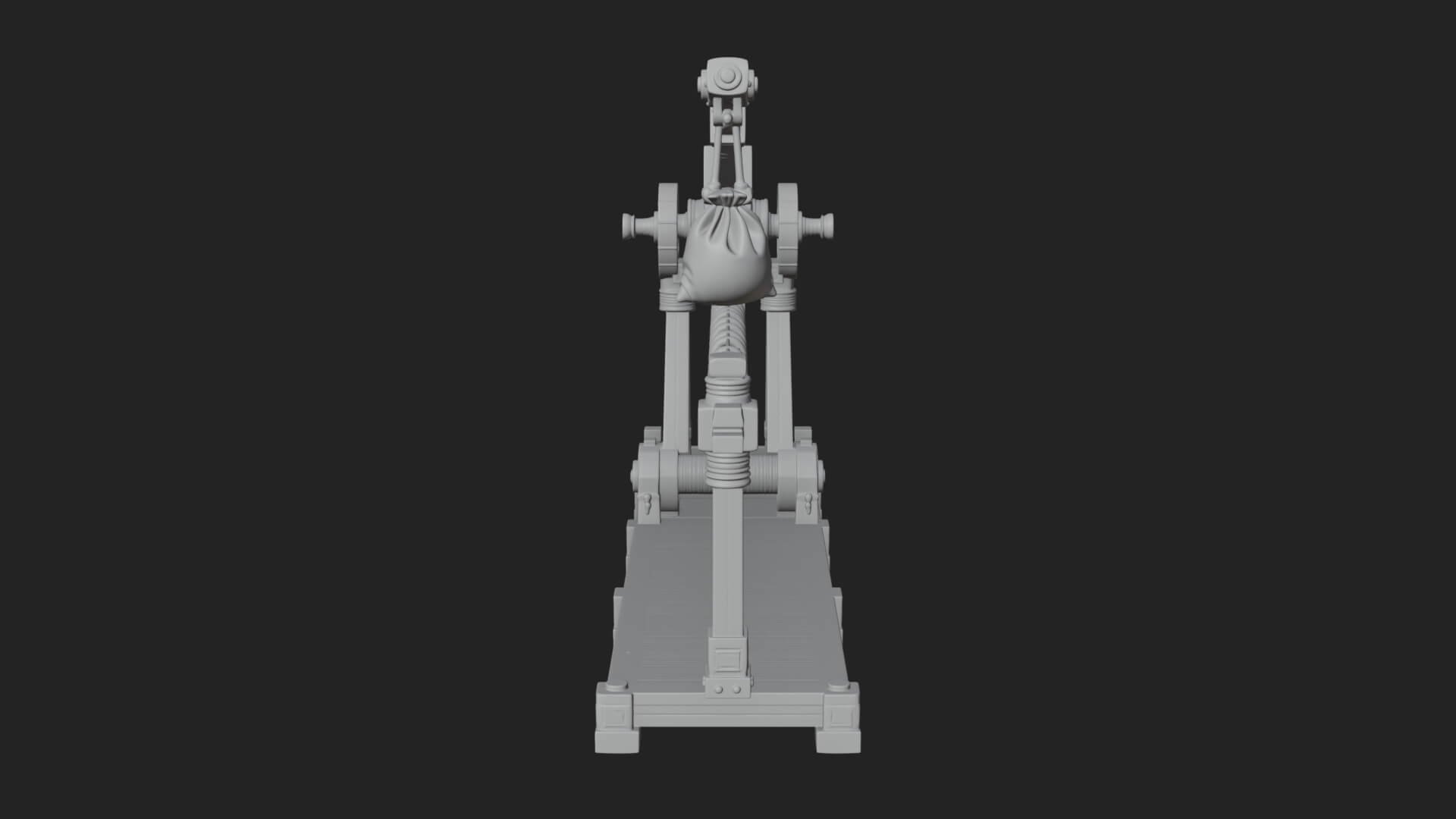 Rope Bundle Trebuchet Model Design 4 3D Print Model 3D Model