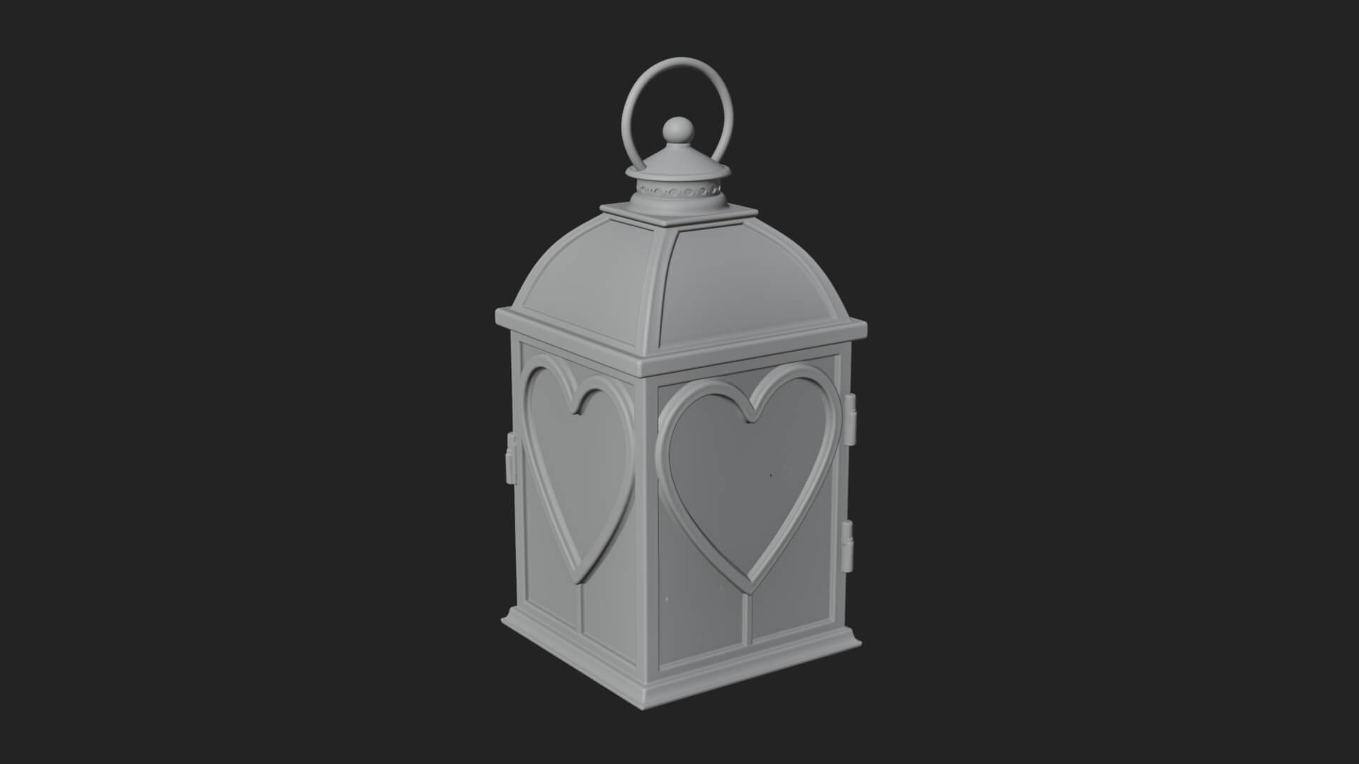 Rose Flower Lantern Model Design 2 3D Print Model 3D Model