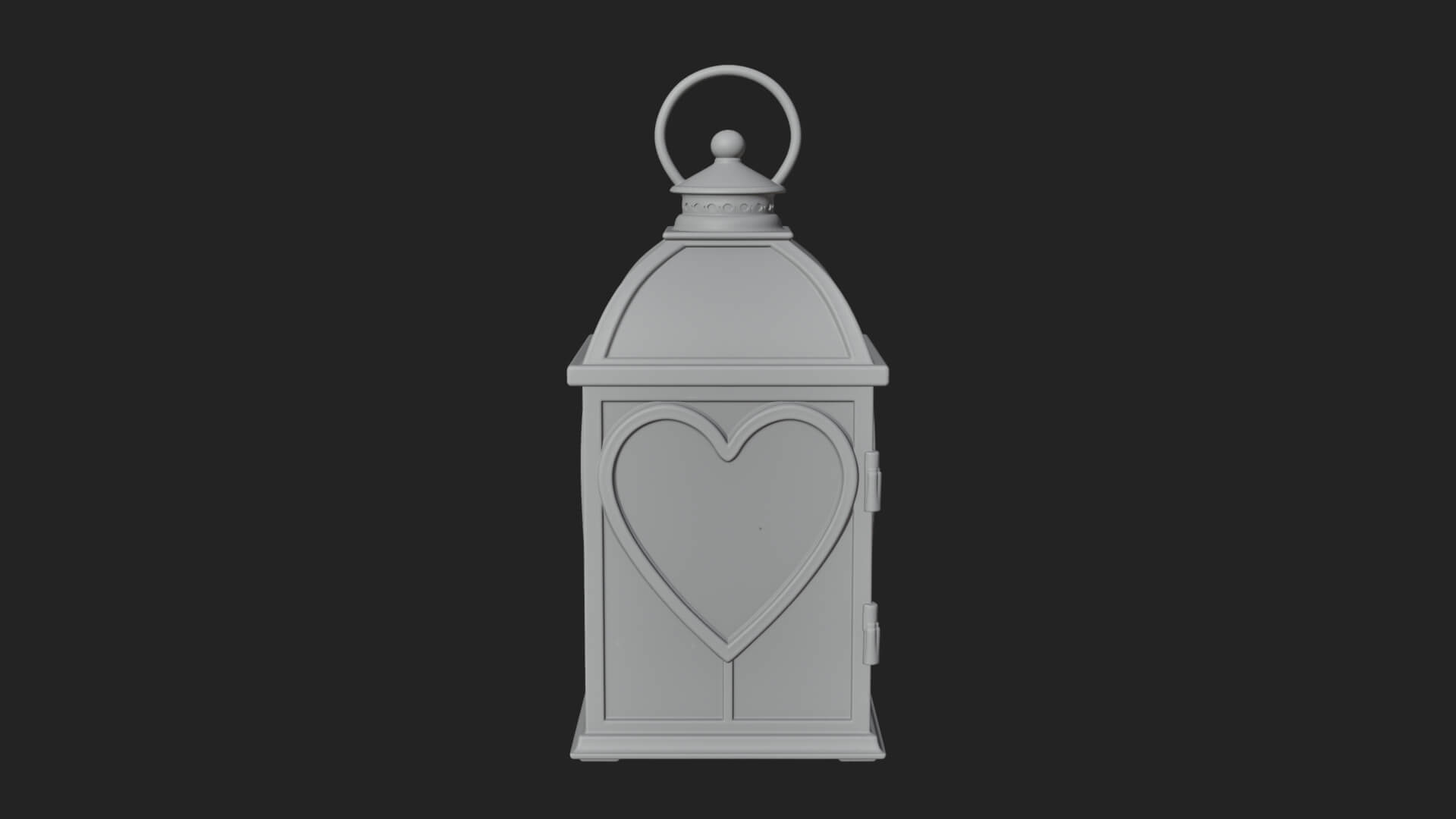 Rose Flower Lantern Model Design 2 3D Print Model 3D Model