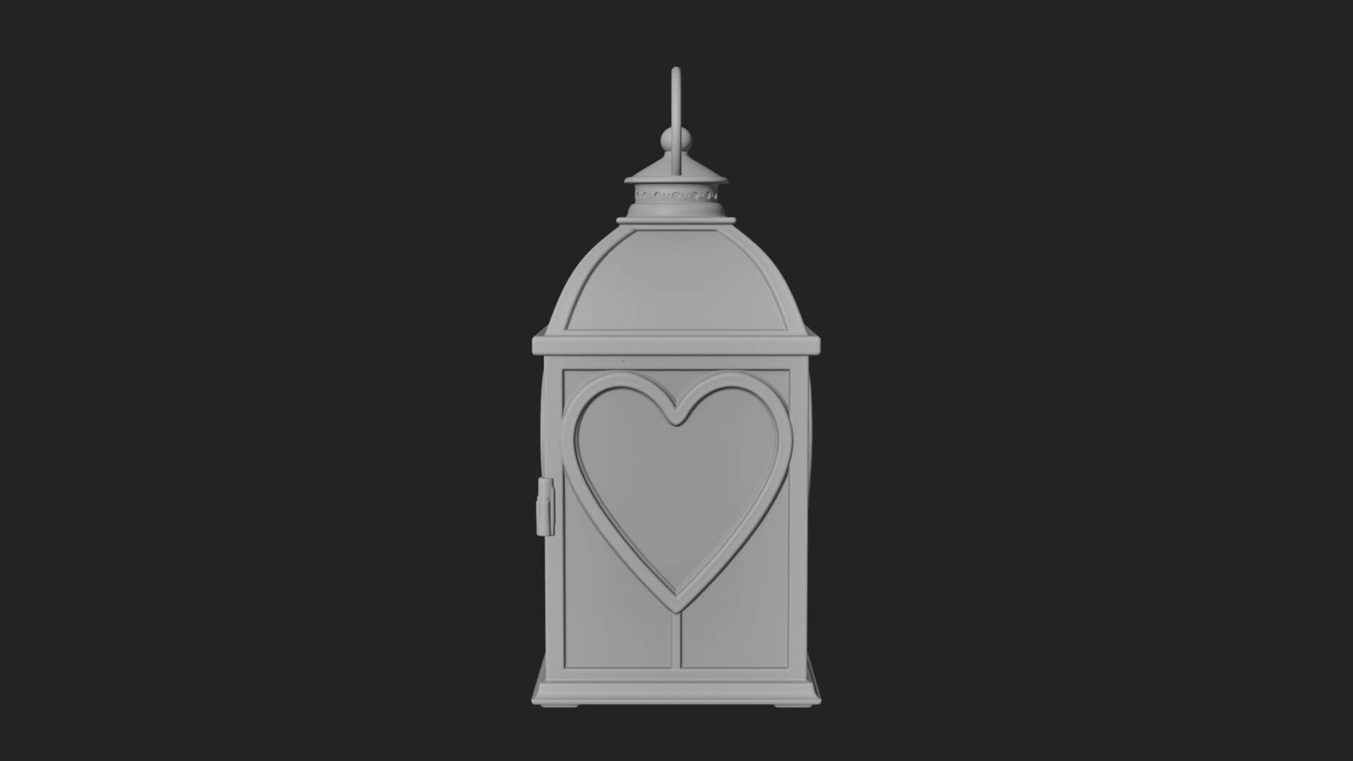 Rose Flower Lantern Model Design 2 3D Print Model 3D Model