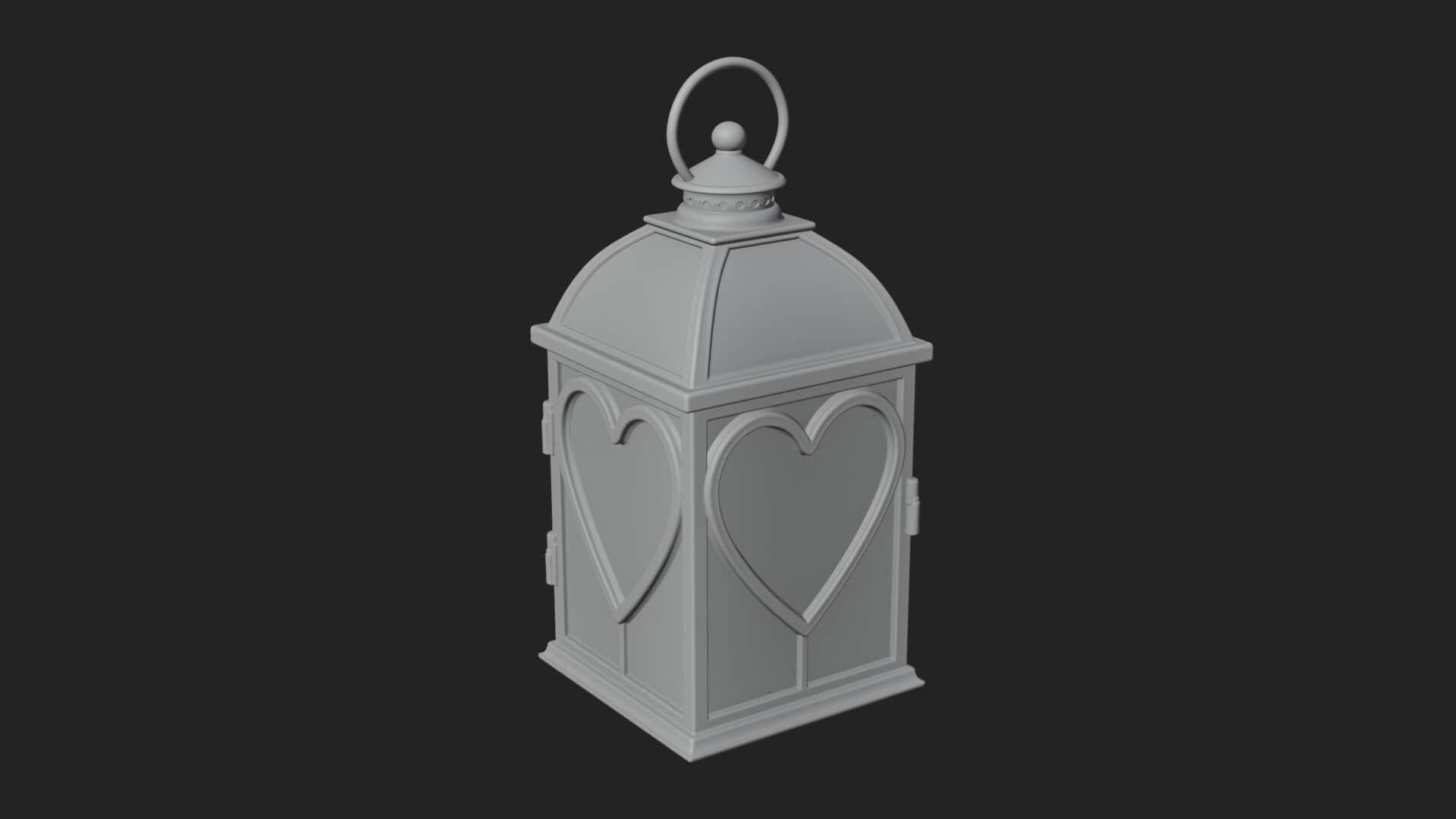 Rose Flower Lantern Model Design 2 3D Print Model 3D Model