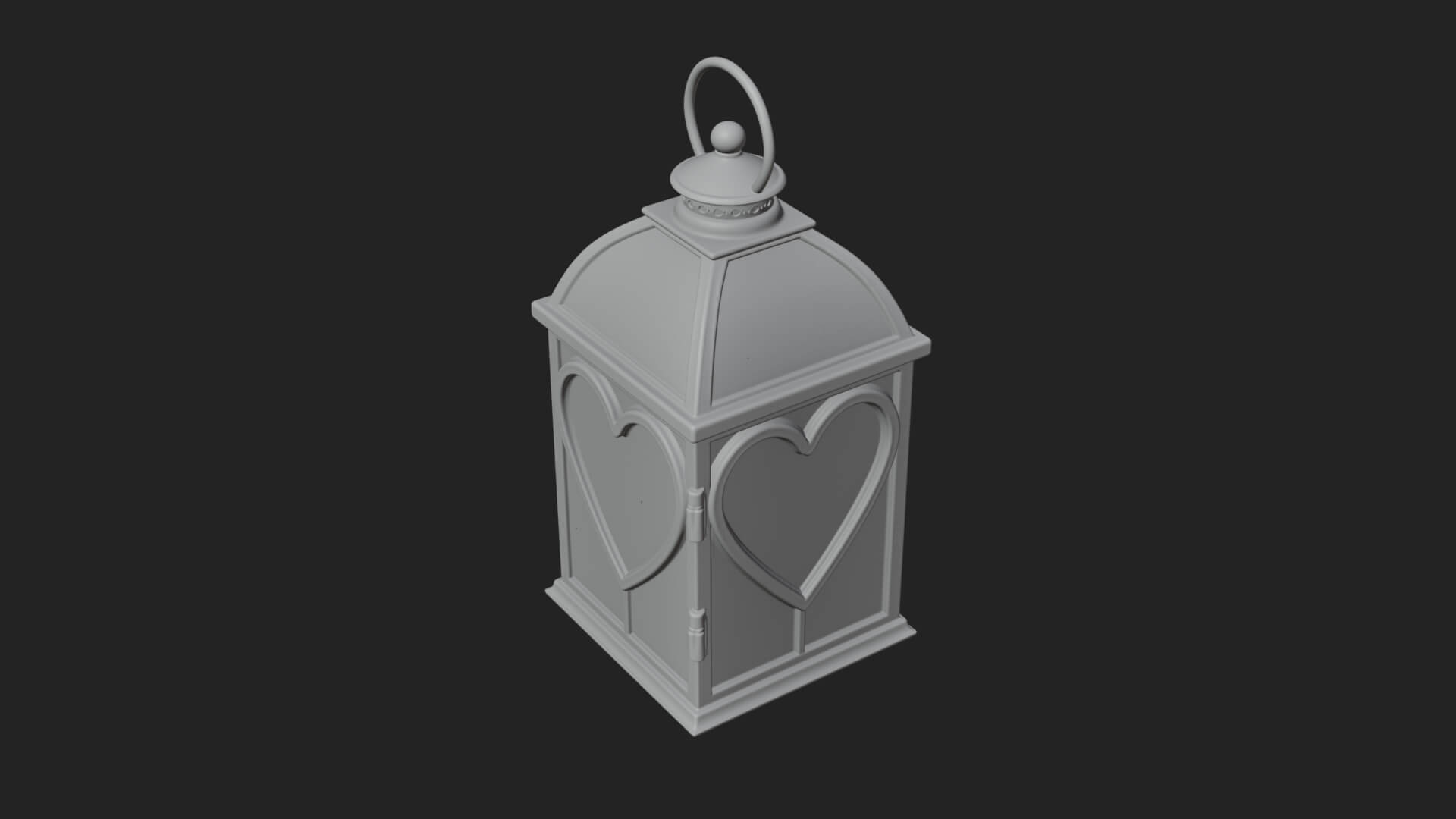Rose Flower Lantern Model Design 2 3D Print Model 3D Model