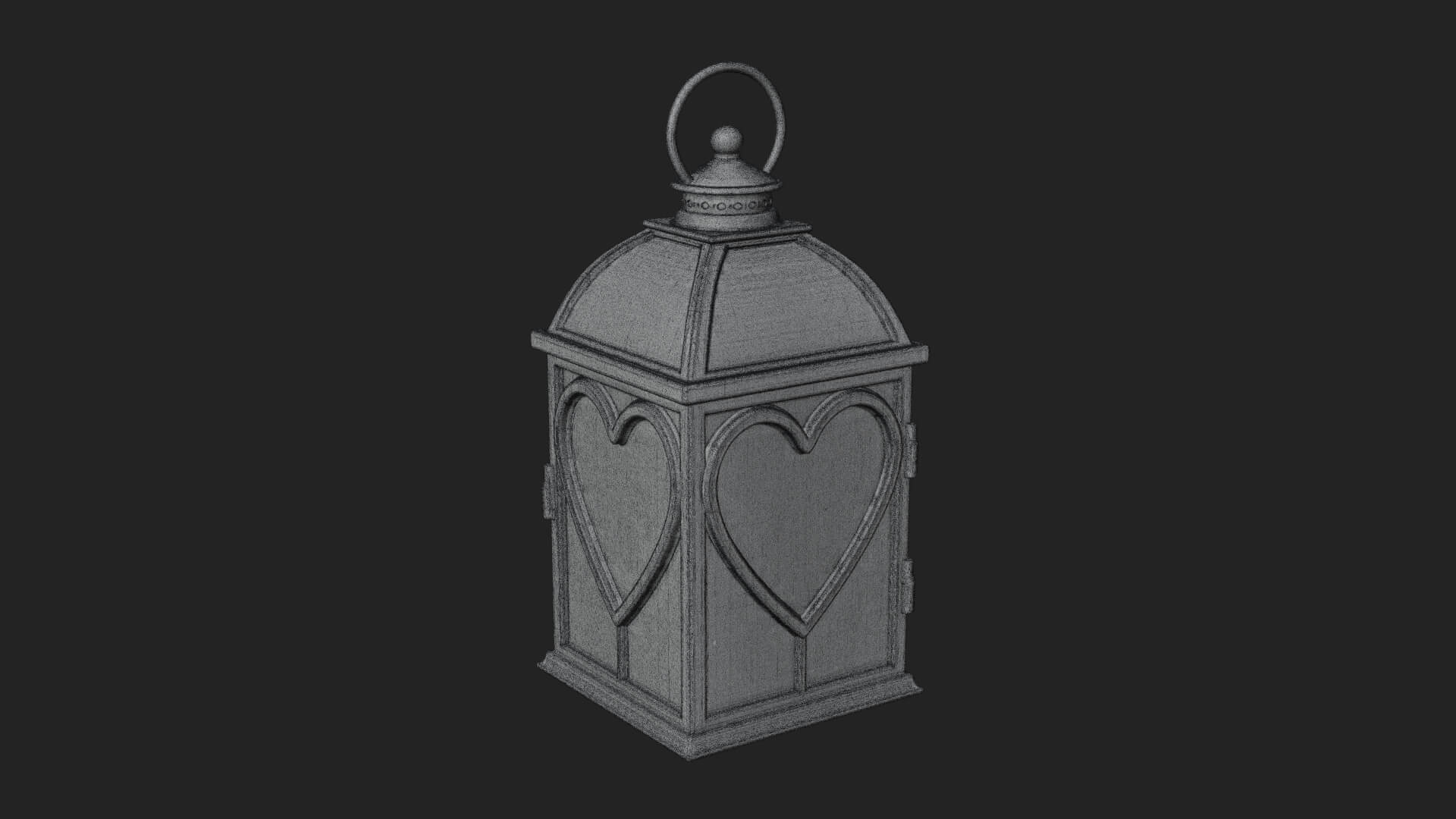 Rose Flower Lantern Model Design 2 3D Print Model 3D Model