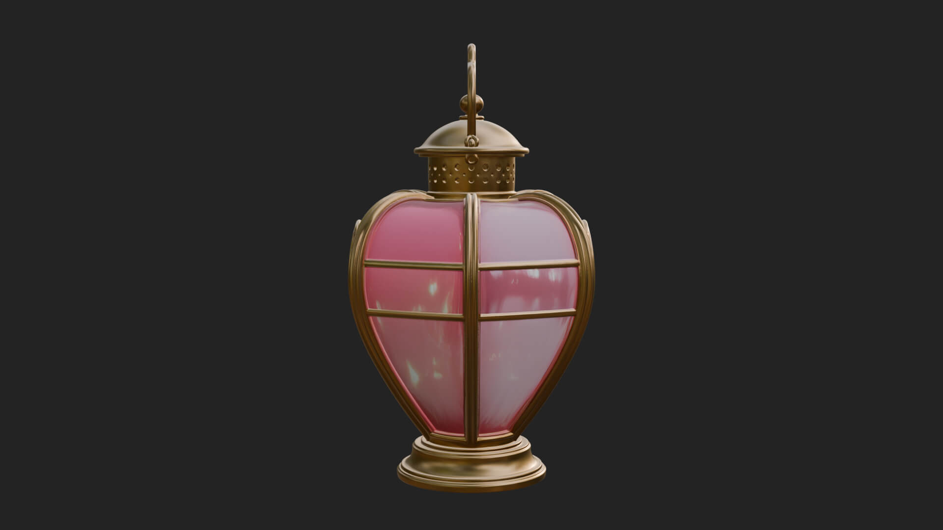 Rose Flower Lantern Model Design 3 3D Print Model 3D Model