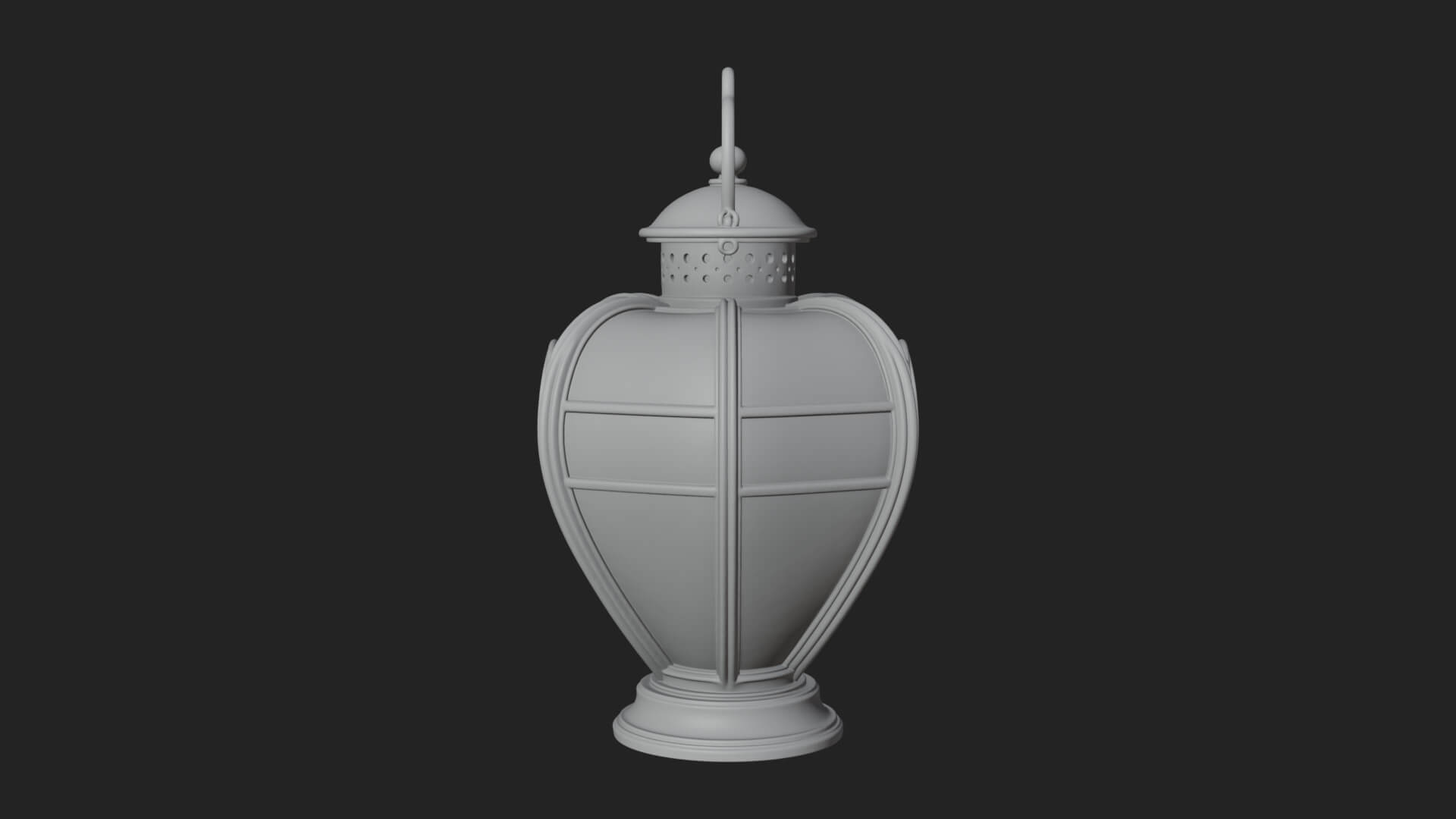 Rose Flower Lantern Model Design 3 3D Print Model 3D Model