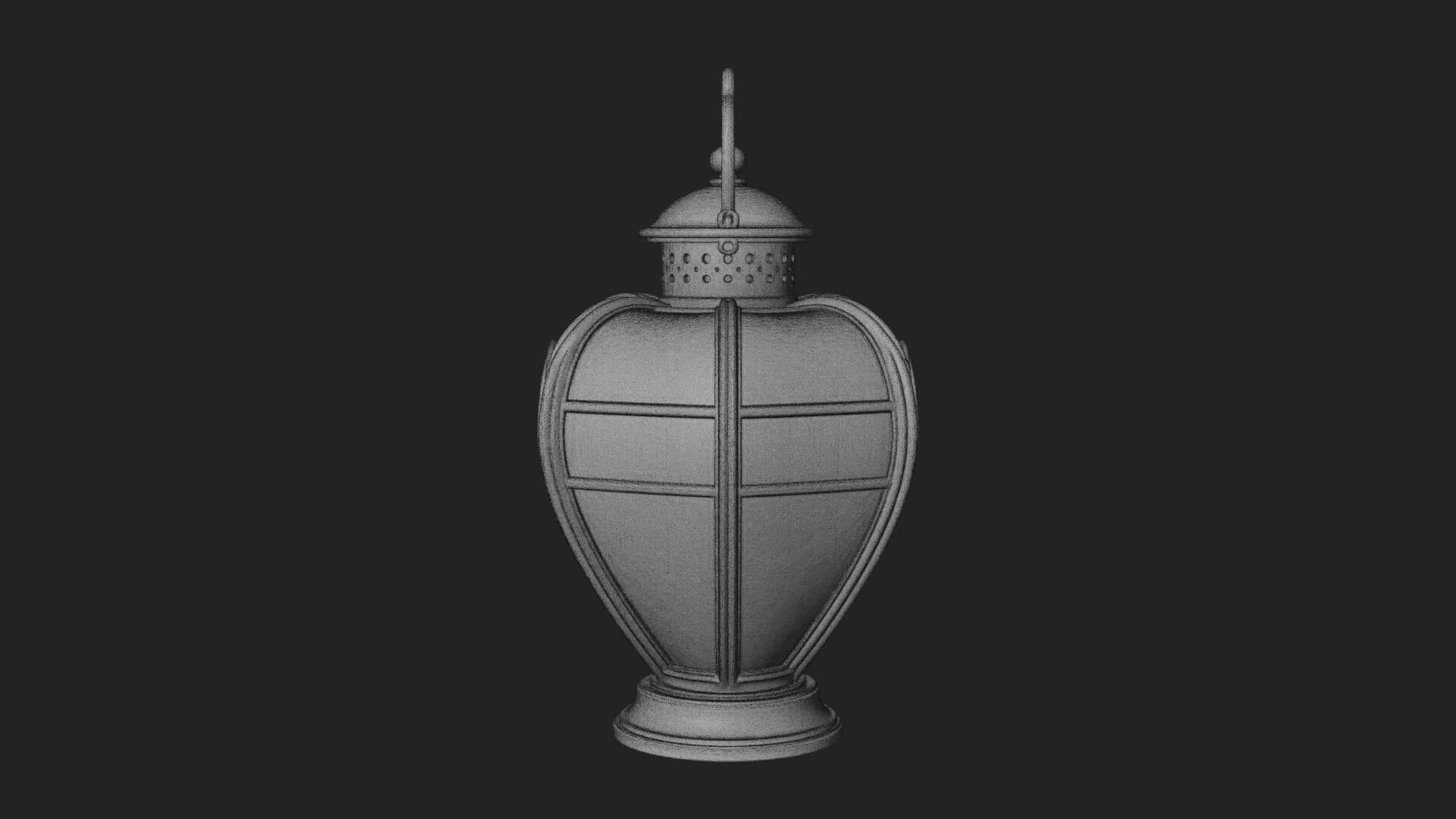 Rose Flower Lantern Model Design 3 3D Print Model 3D Model