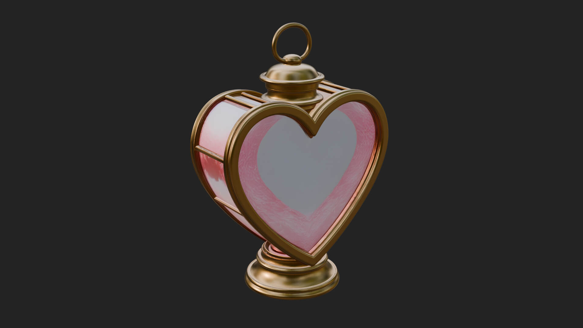 Rose Flower Lantern Model Design 4 3D Print Model 3D Model