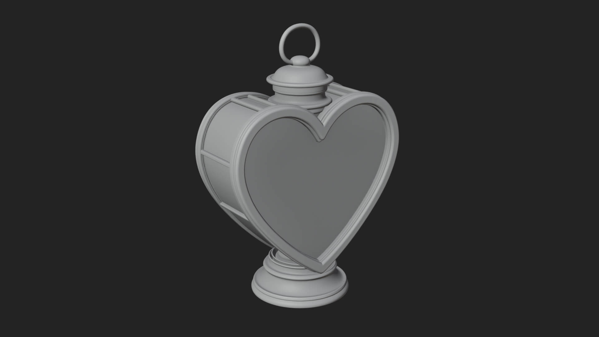 Rose Flower Lantern Model Design 4 3D Print Model 3D Model
