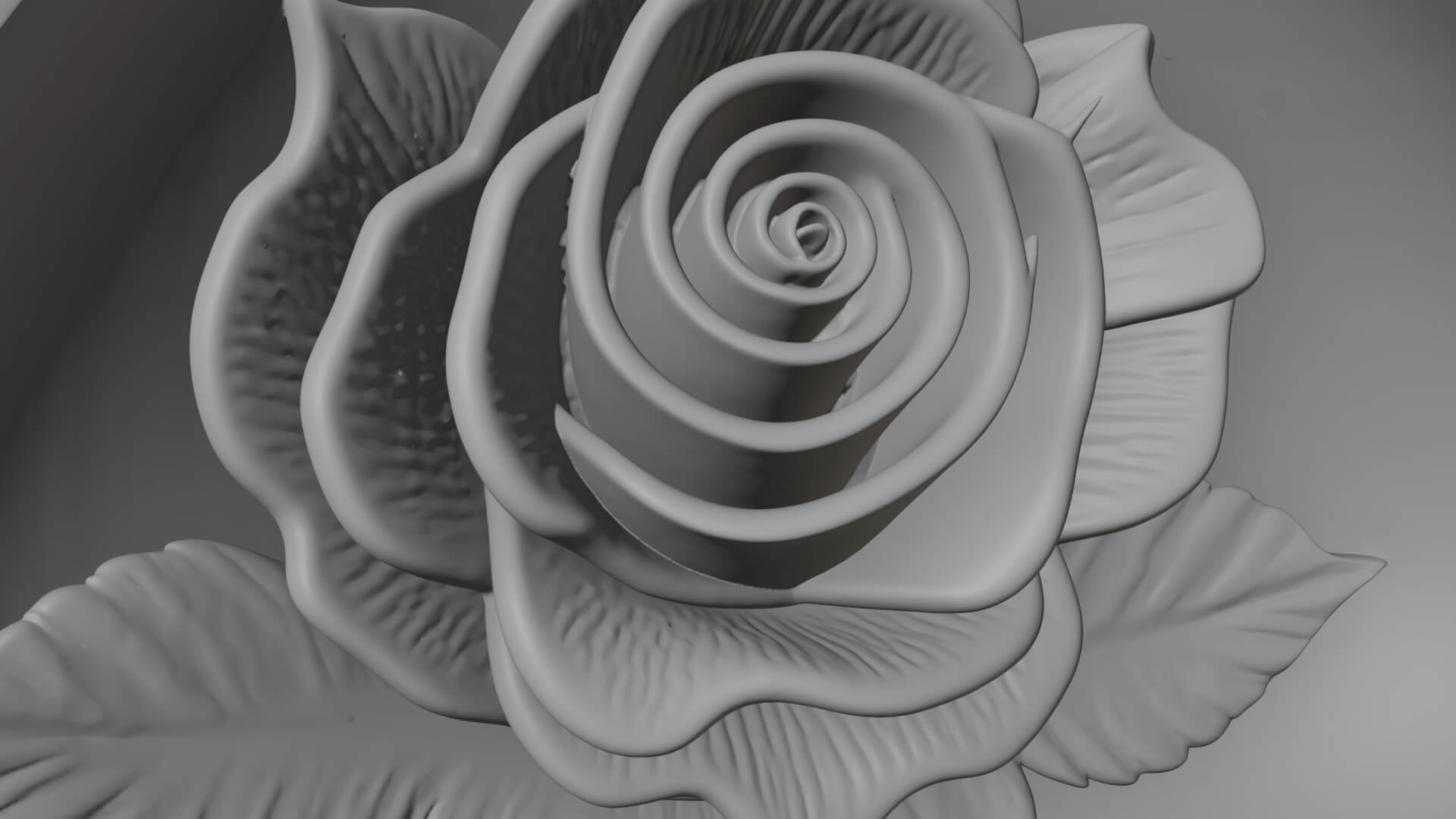 Rose Flower Music Box Ornament Design 1 3D Print Model 3D Model