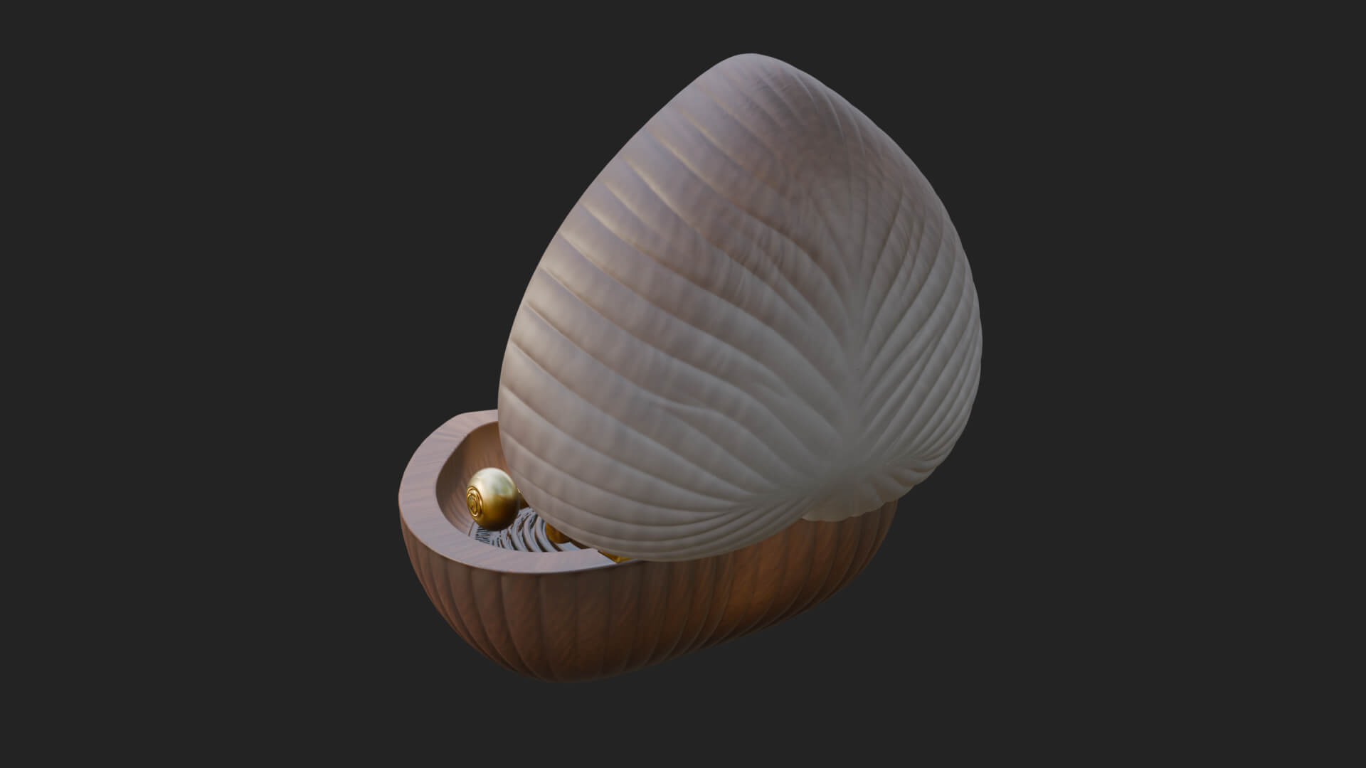Rose Flower Music Box Ornament Design 3 3D Print Model 3D Model