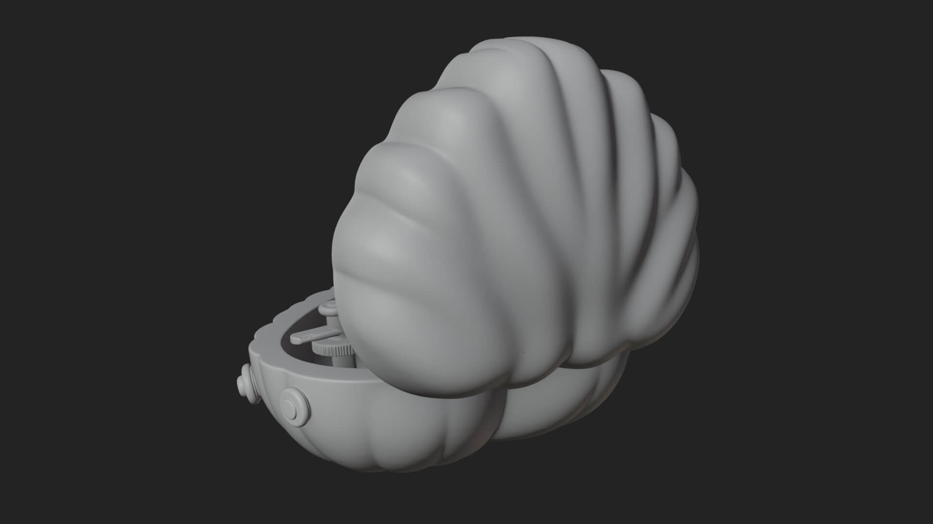 Rose Flower Music Box Ornament Design 4 3D Print Model 3D Model