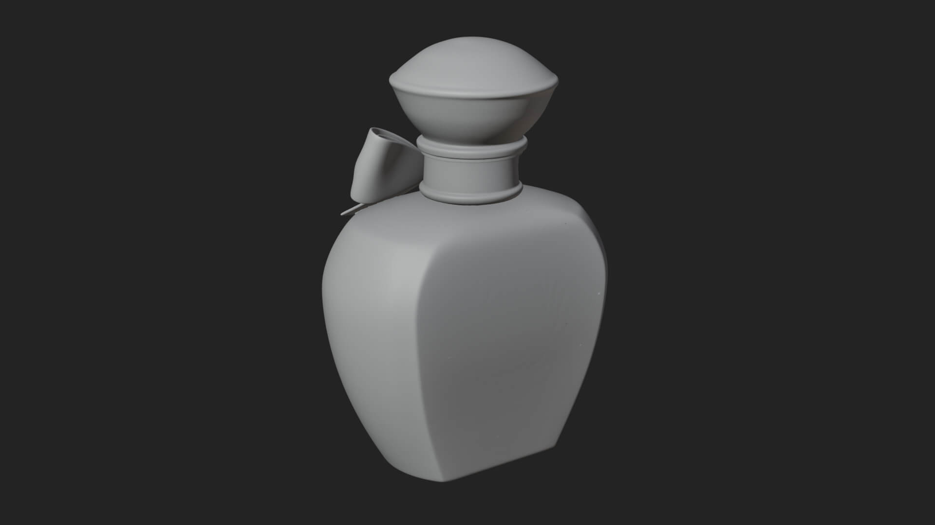 Rose Flower Scent Bottle Ornament Design 2 3D Print Model 3D Model