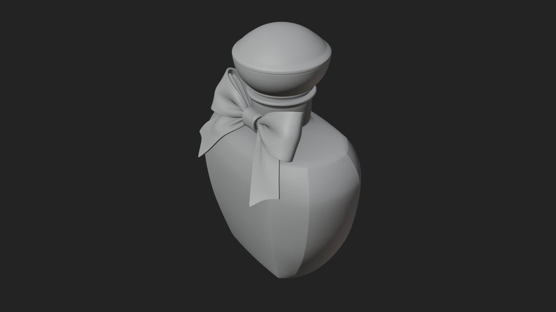 Rose Flower Scent Bottle Ornament Design 3 3d Print Model 3D Model