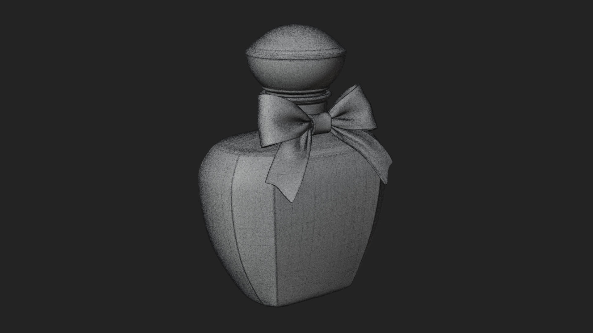 Rose Flower Scent Bottle Ornament Design 3 3d Print Model 3D Model