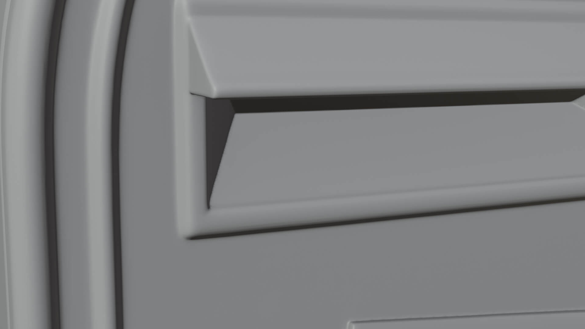 Rose Flower Vine Mailbox Model Design 1 3D Print Model 3D Model