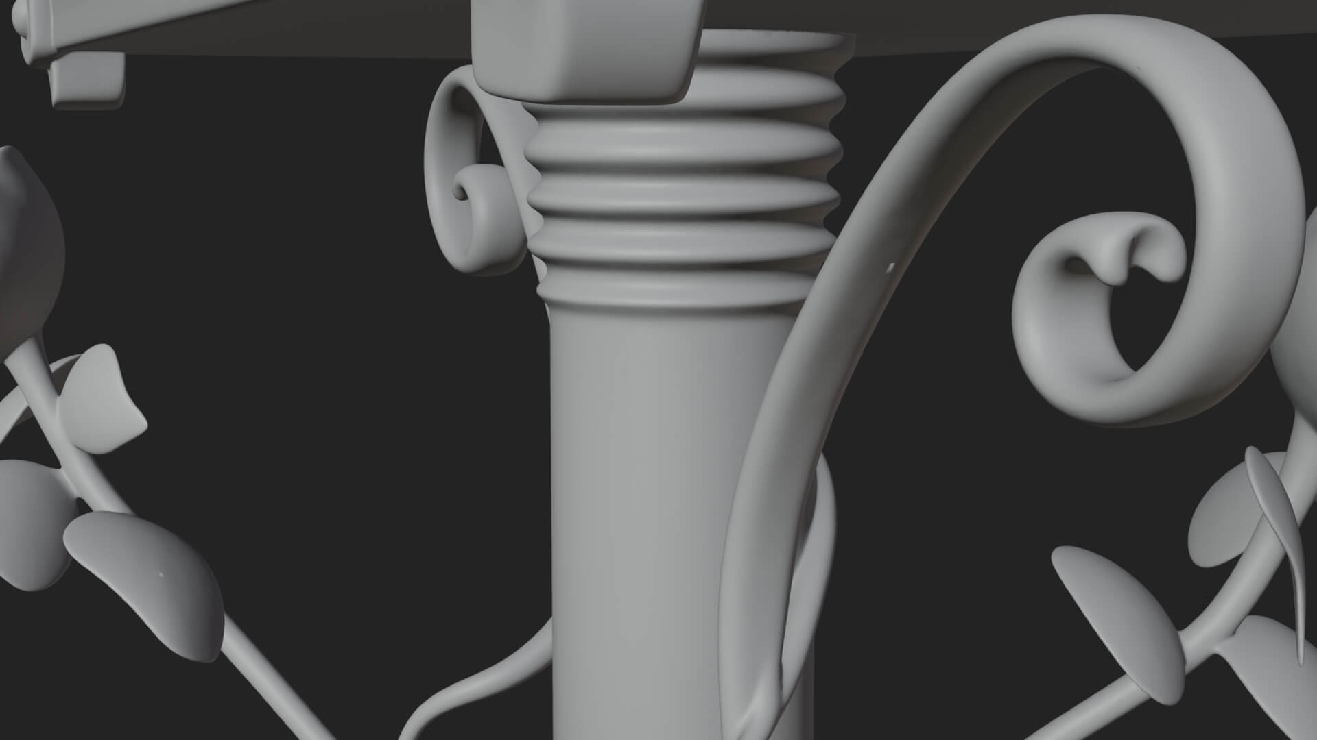 Rose Flower Vine Mailbox Model Design 1 3D Print Model 3D Model
