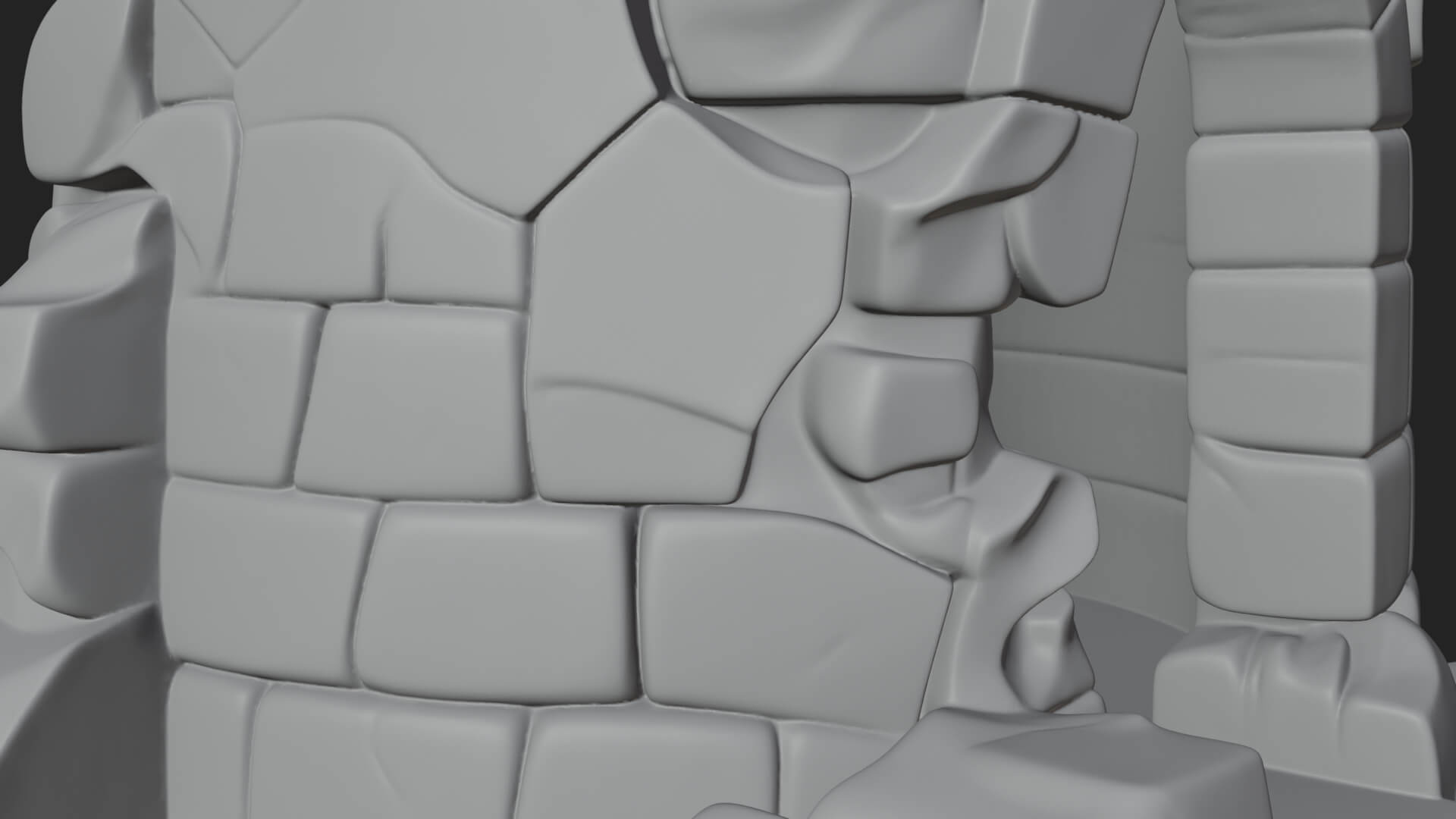 Round Stone Tower Design 7 3D Print Model 3D Model