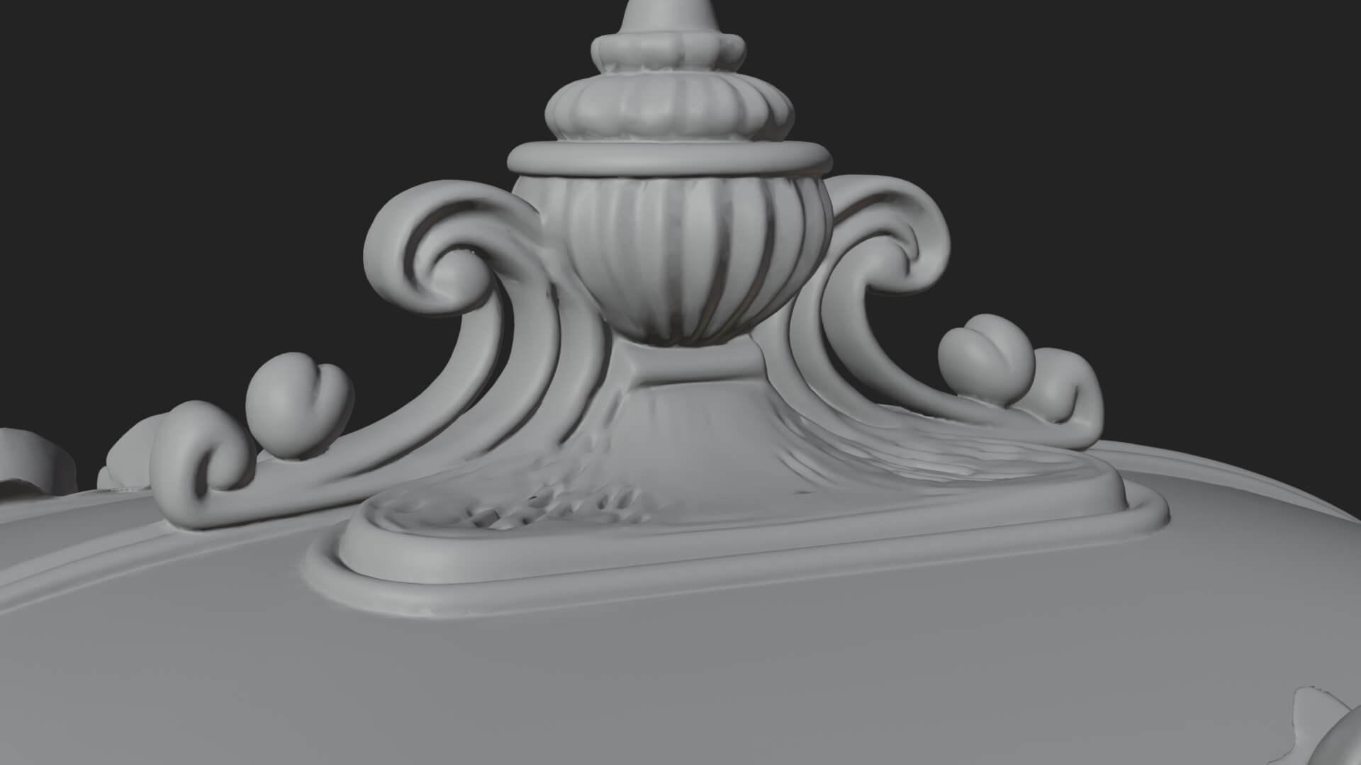 Royal Fairy Tale Carriage Model Design 2 3D Print Model 3D Model