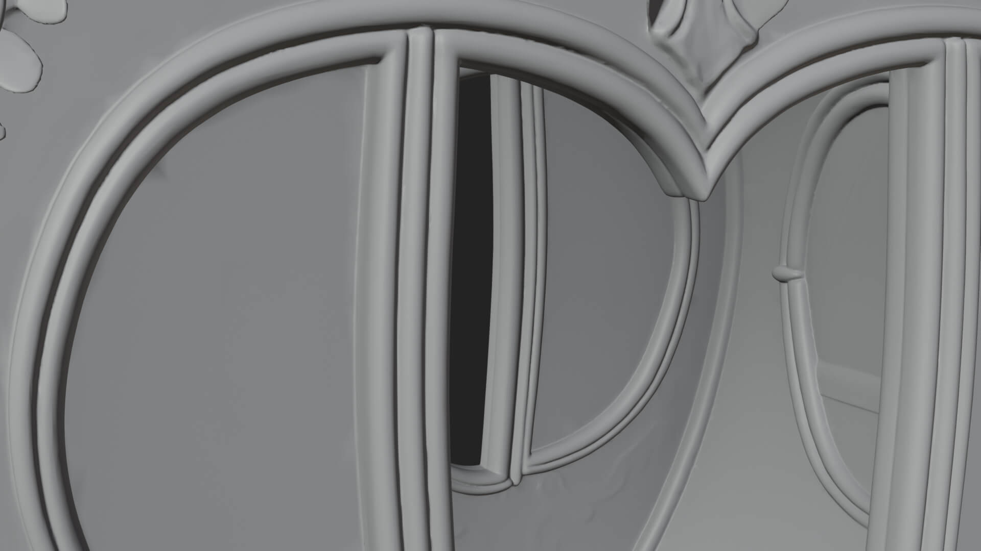 Royal Fairy Tale Carriage Model Design 2 3D Print Model 3D Model