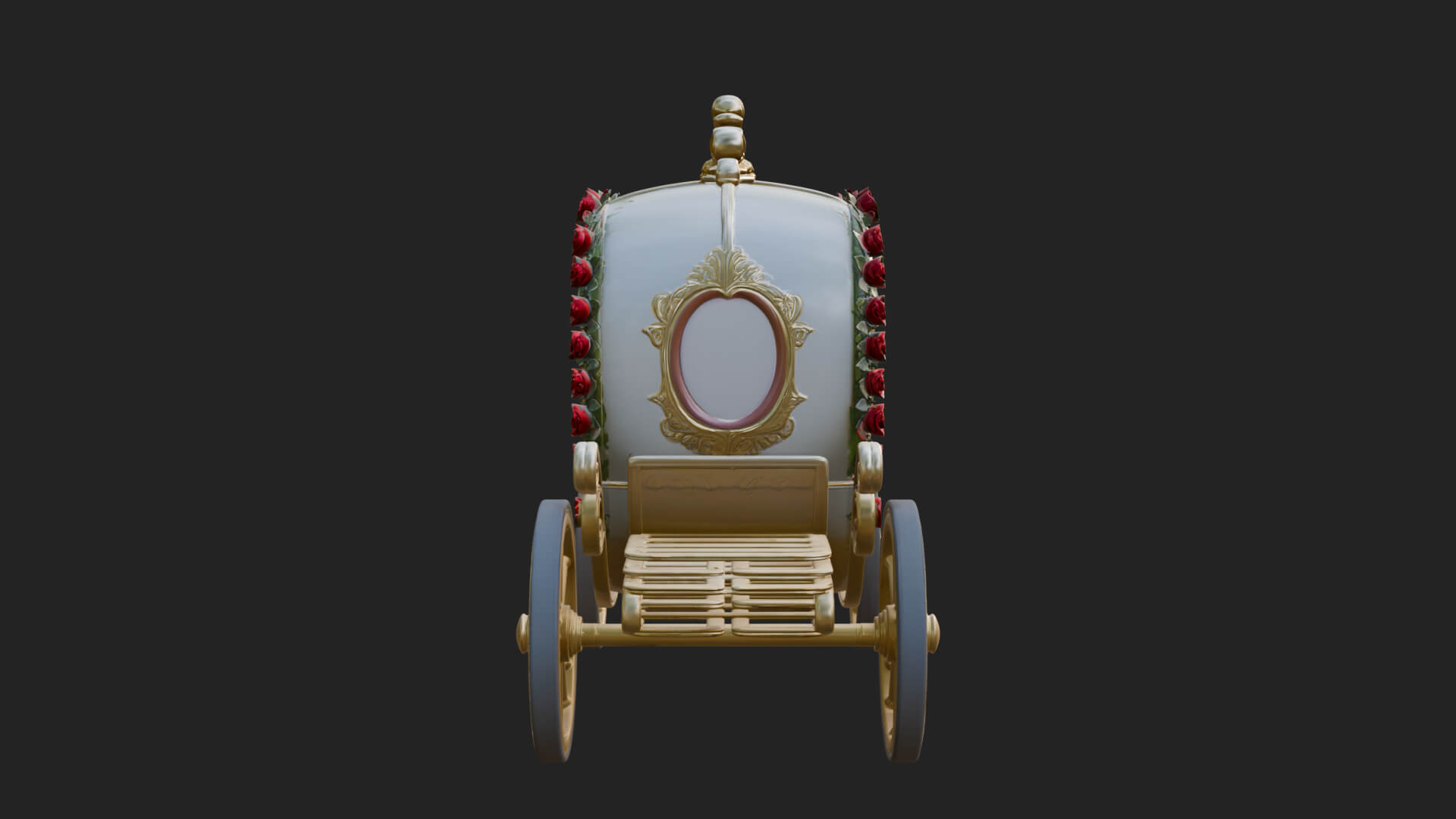 Royal Fairy Tale Carriage Model Design 3 3D Print Model 3D Model