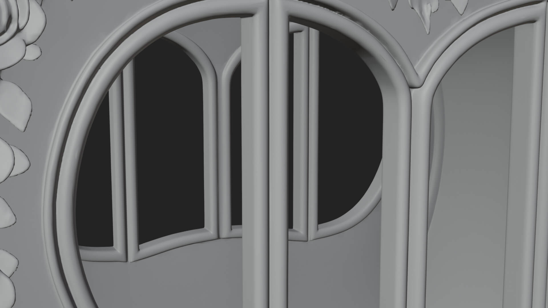 Royal Fairy Tale Carriage Model Design 4 3D Print Model 3D Model
