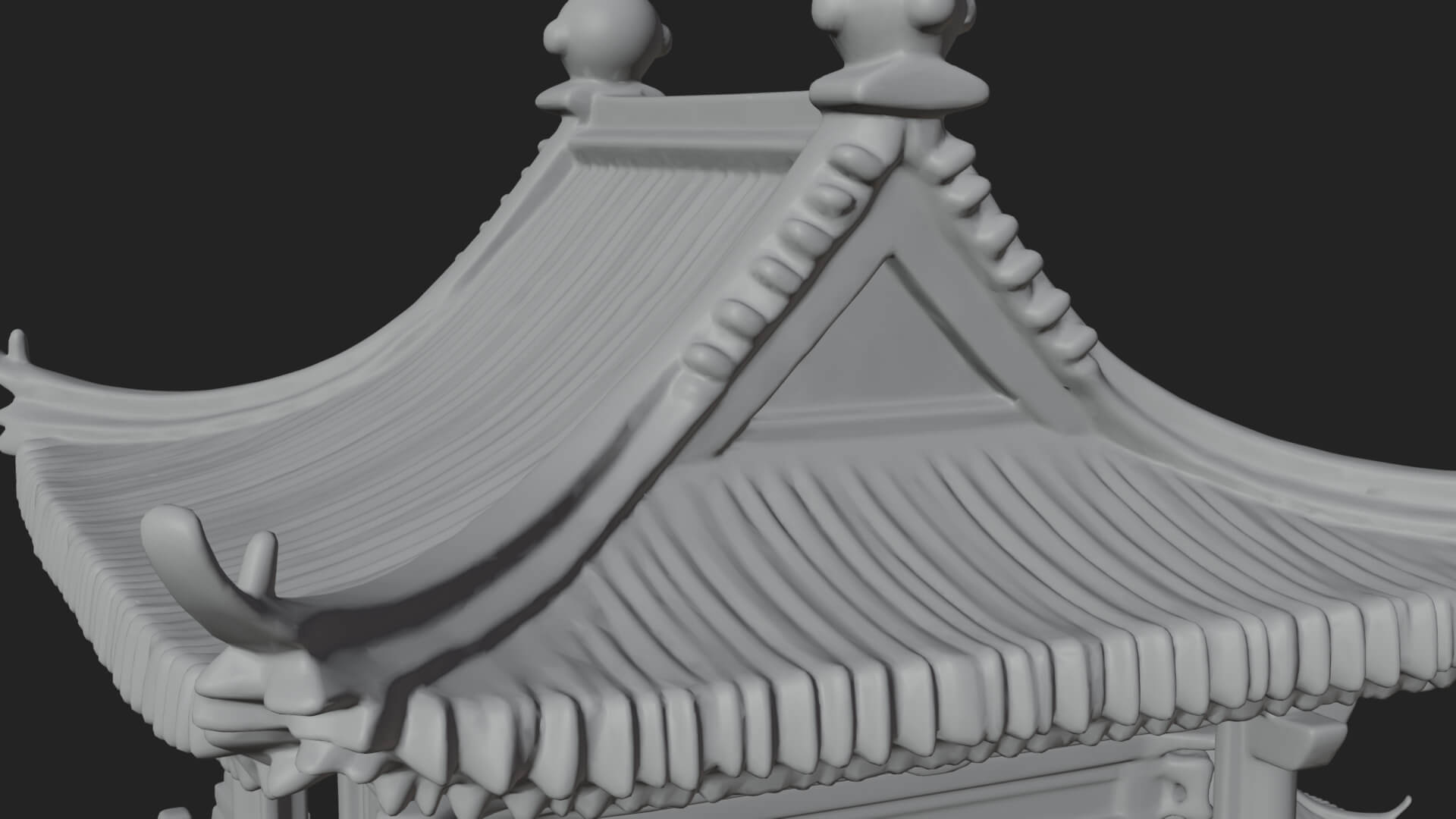 Ruined Castle Keep Design 4 3D Print Model 3D Model