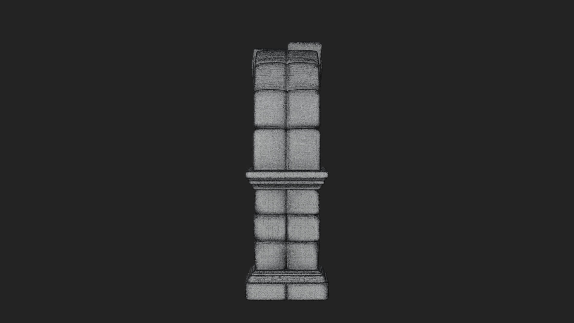 Ruined Stone Archway Model Design 3 3D Print Model 3D Model