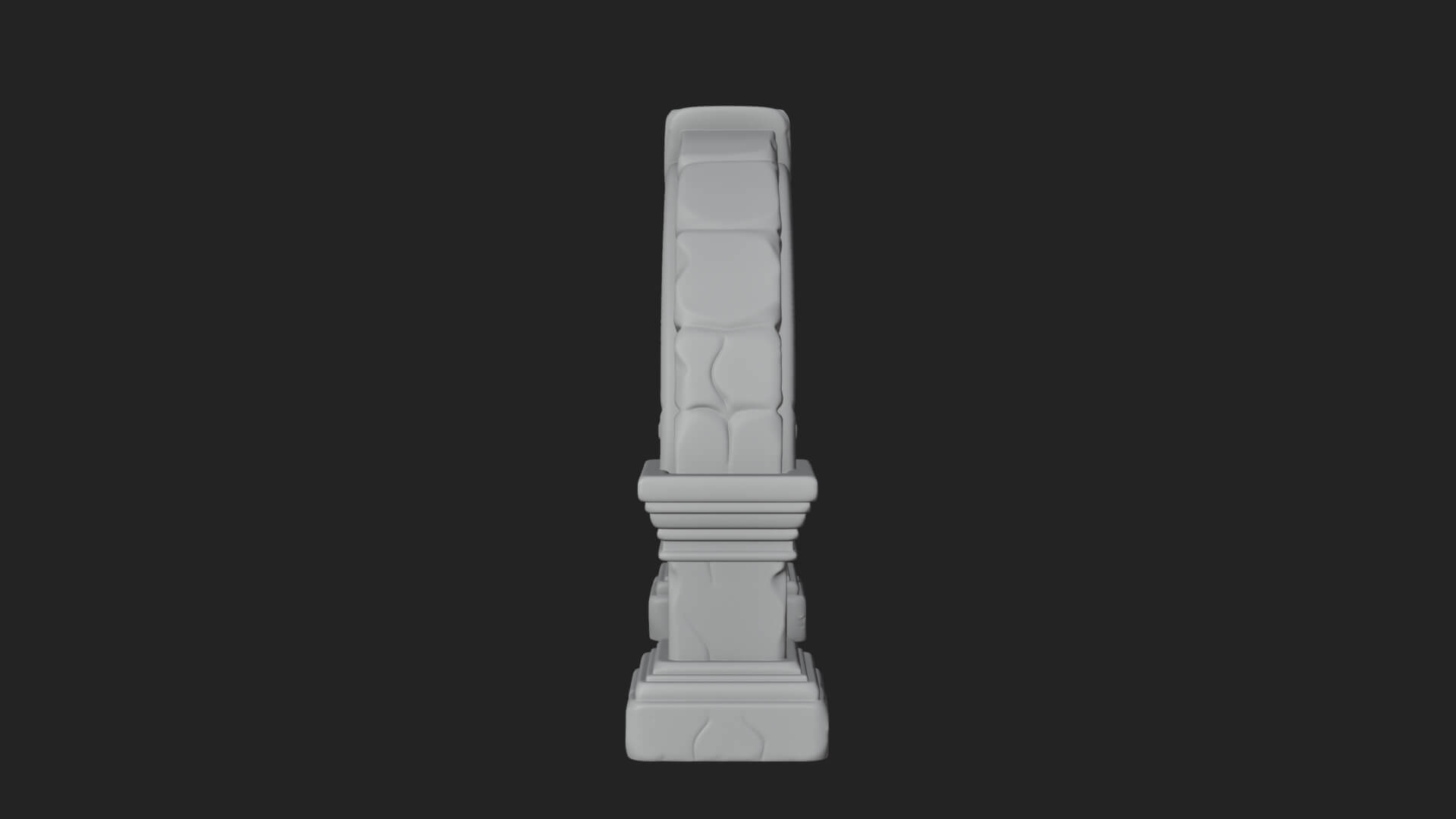 Ruined Stone Archway Model Design 4 3D Print Model 3D Model
