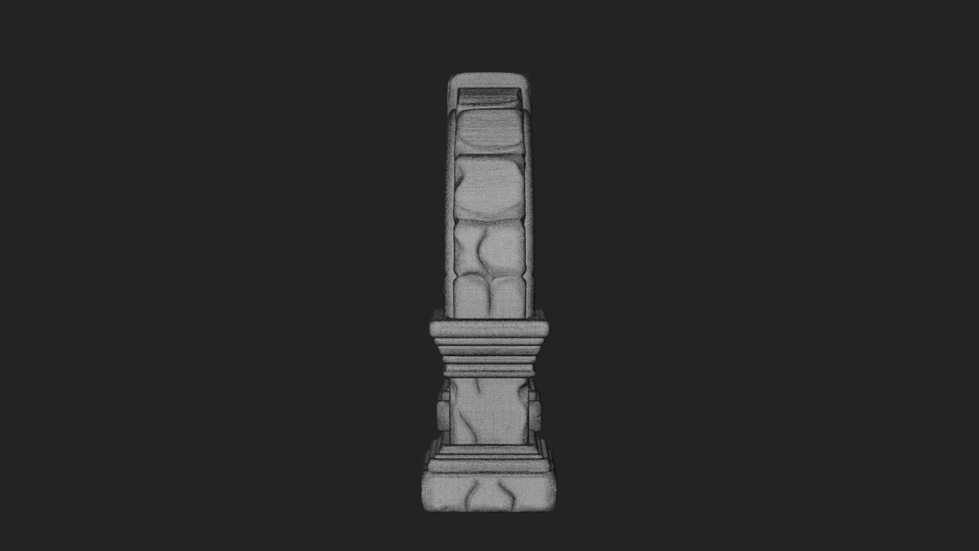 Ruined Stone Archway Model Design 4 3D Print Model 3D Model