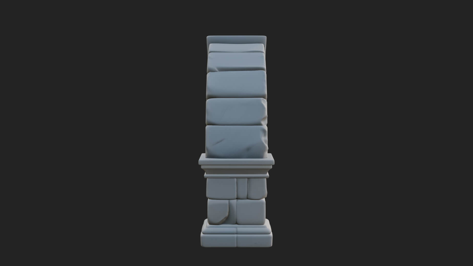 Ruined Stone Archway Model Design 5 3D Print Model 3D Model