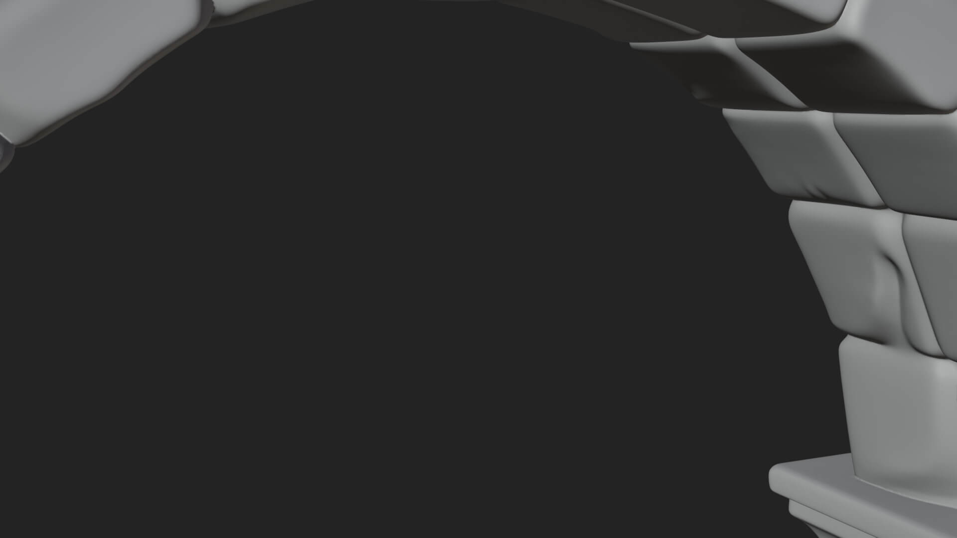 Ruined Stone Archway Model Design 5 3D Print Model 3D Model