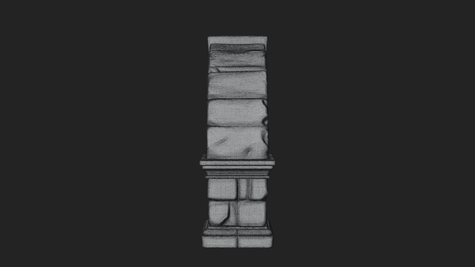 Ruined Stone Archway Model Design 5 3D Print Model 3D Model