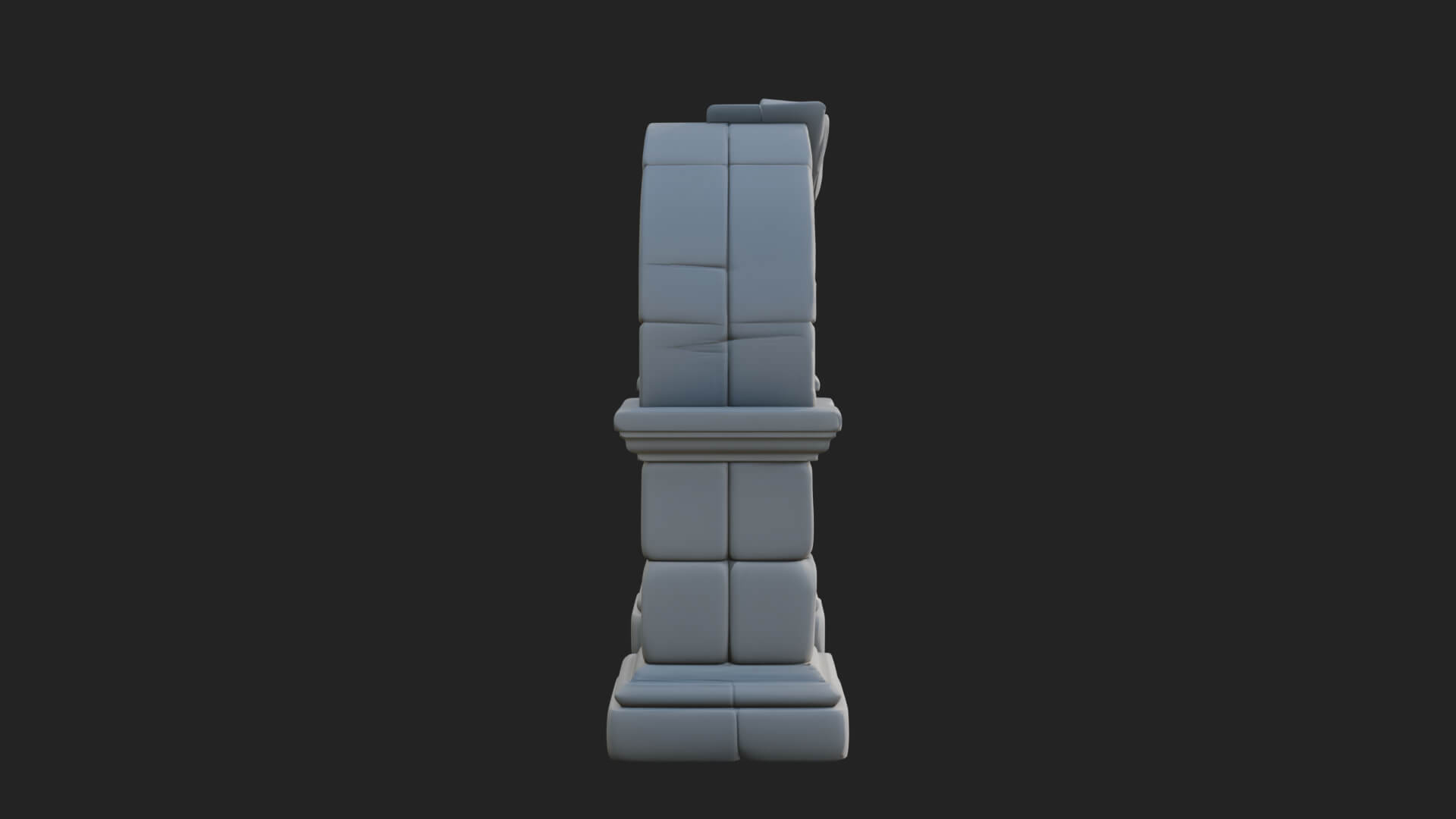 Ruined Stone Archway Model Design 6 3D Print Model 3D Model
