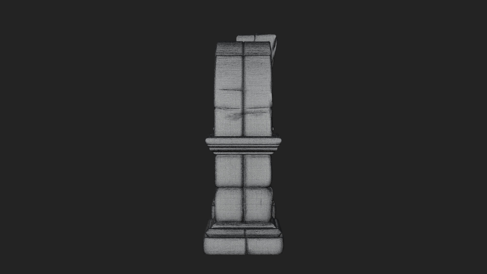 Ruined Stone Archway Model Design 6 3D Print Model 3D Model