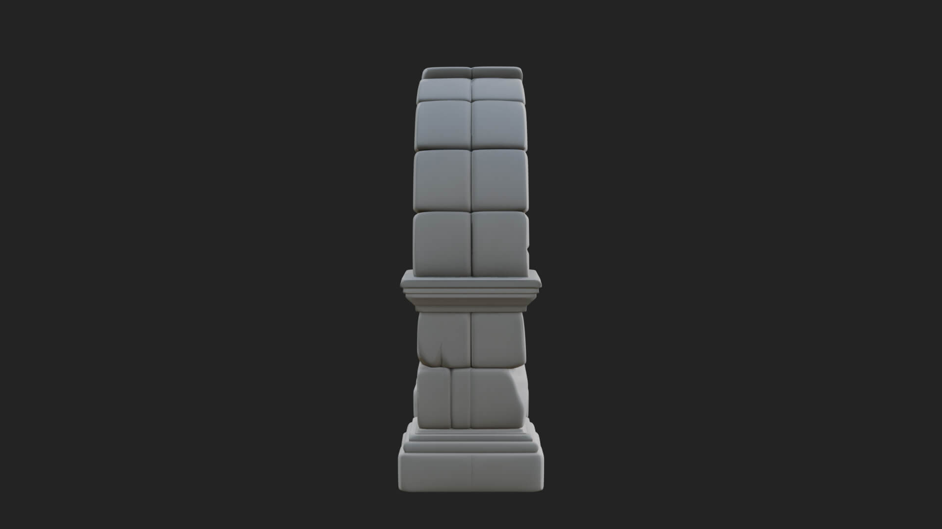 Ruined Stone Archway Model Design 8 3D Print Model 3D Model