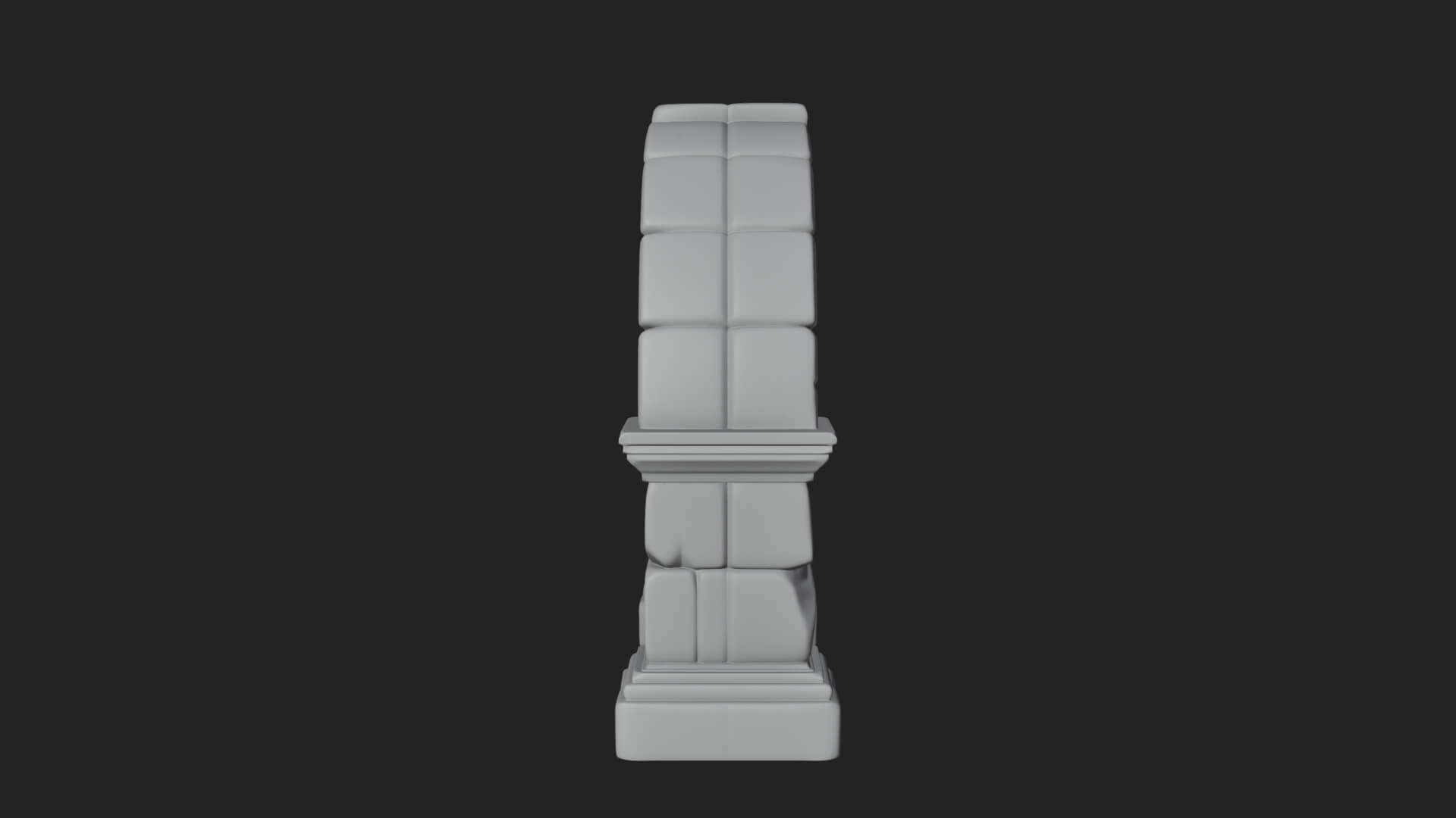 Ruined Stone Archway Model Design 8 3D Print Model 3D Model