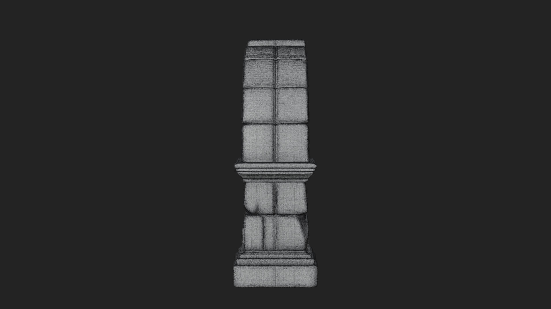 Ruined Stone Archway Model Design 8 3D Print Model 3D Model
