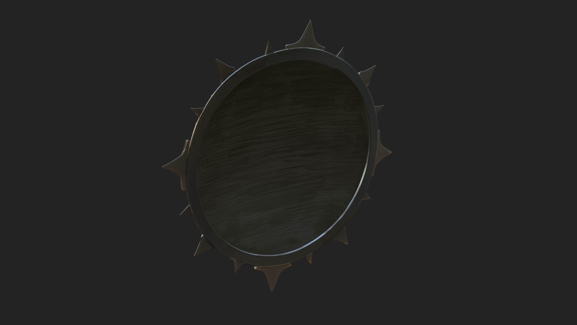 Rune Star Spiked Shield Model Design 1 3D Print Model 3D Model