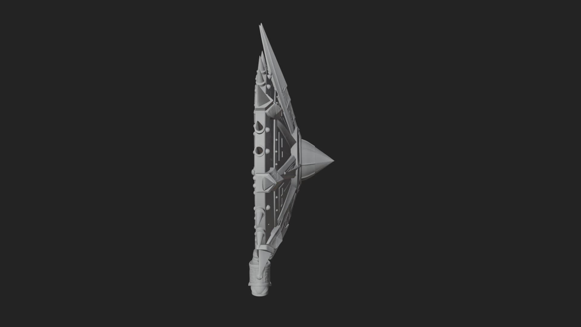 Rune Star Spiked Shield Model Design 5 3D Print Model 3D Model