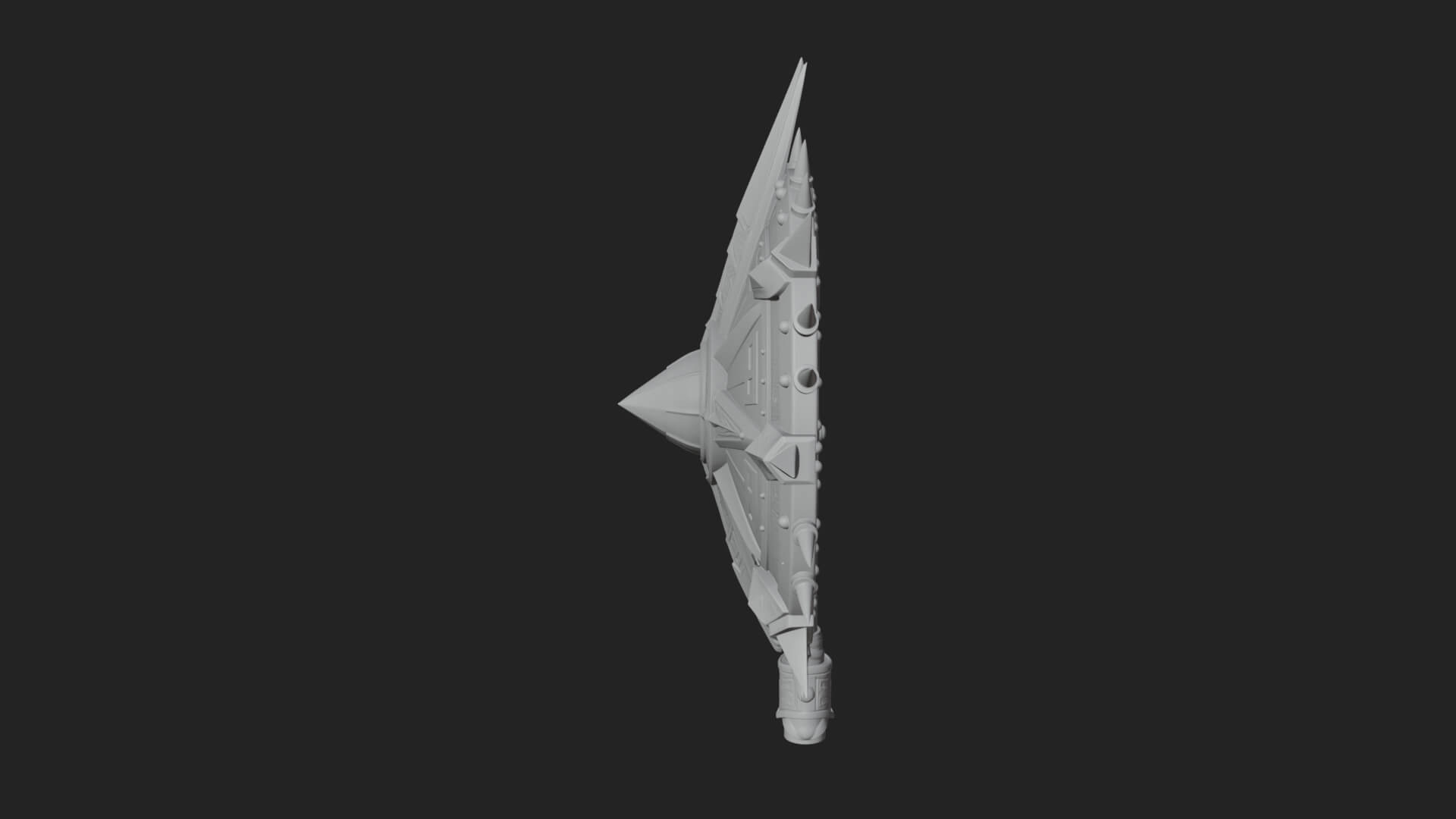 Rune Star Spiked Shield Model Design 5 3D Print Model 3D Model