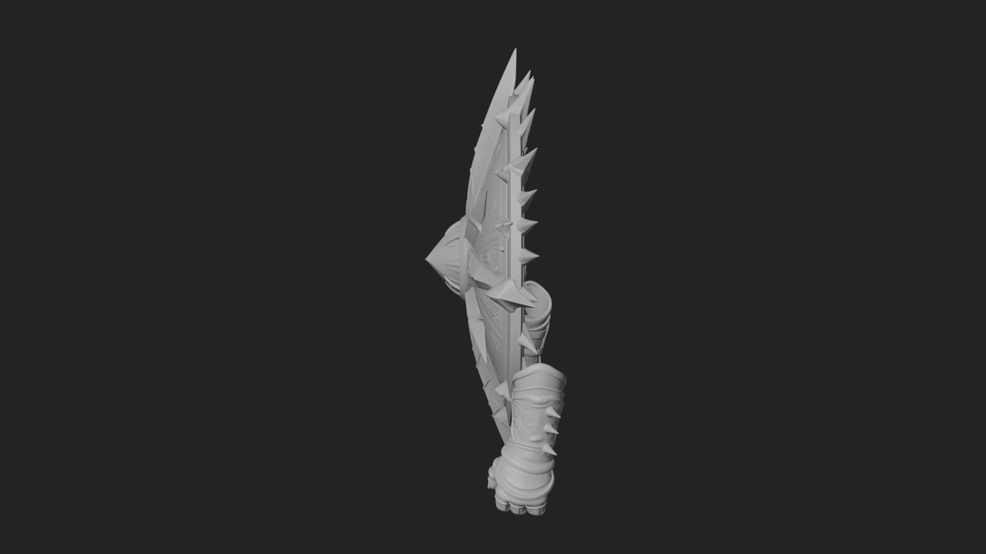Rune Star Spiked Shield Model Design 8 3D Print Model 3D Model