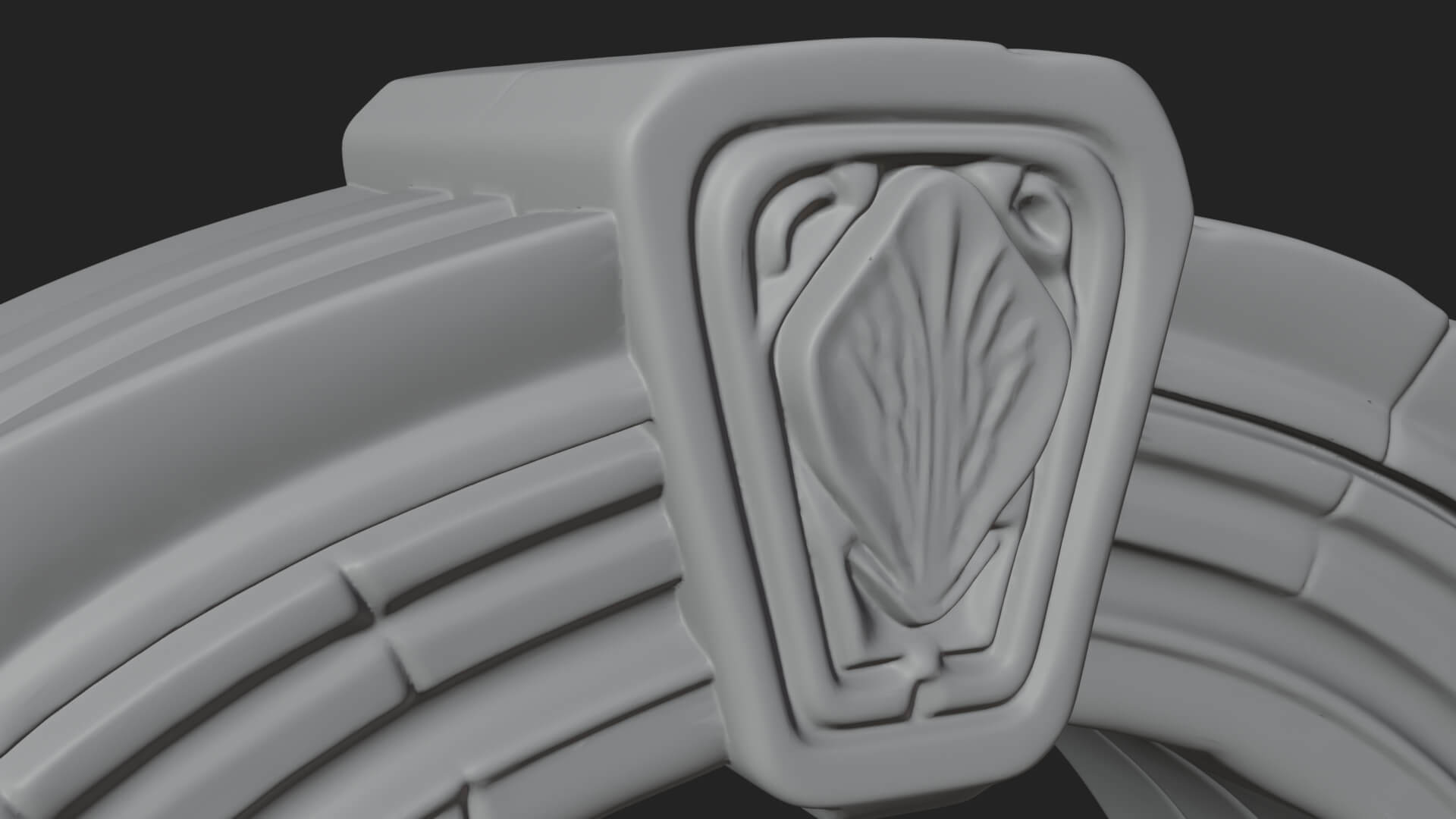 Rune Stone Arch Design 10 3D Print Model 3D Model