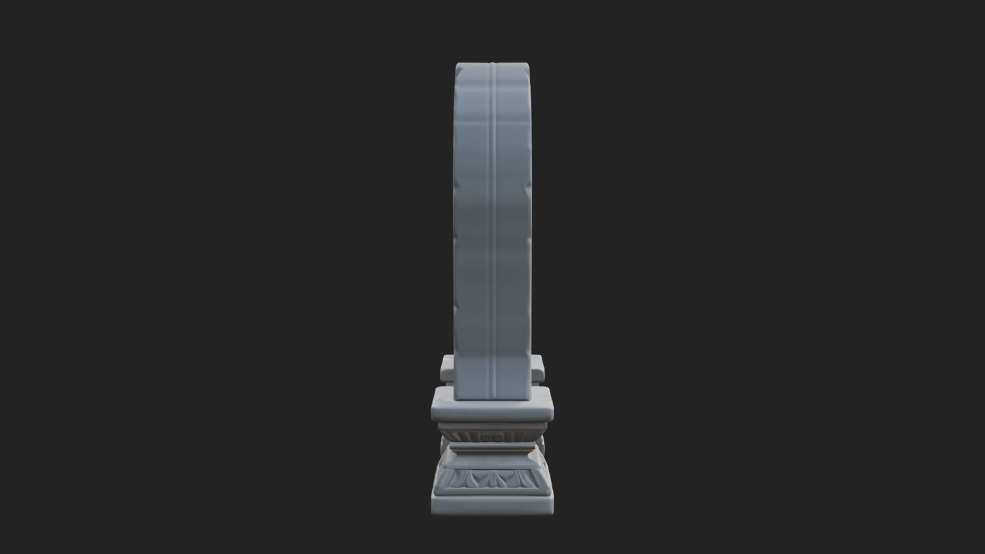 Rune Stone Arch Design 2 3D Print Model 3D Model