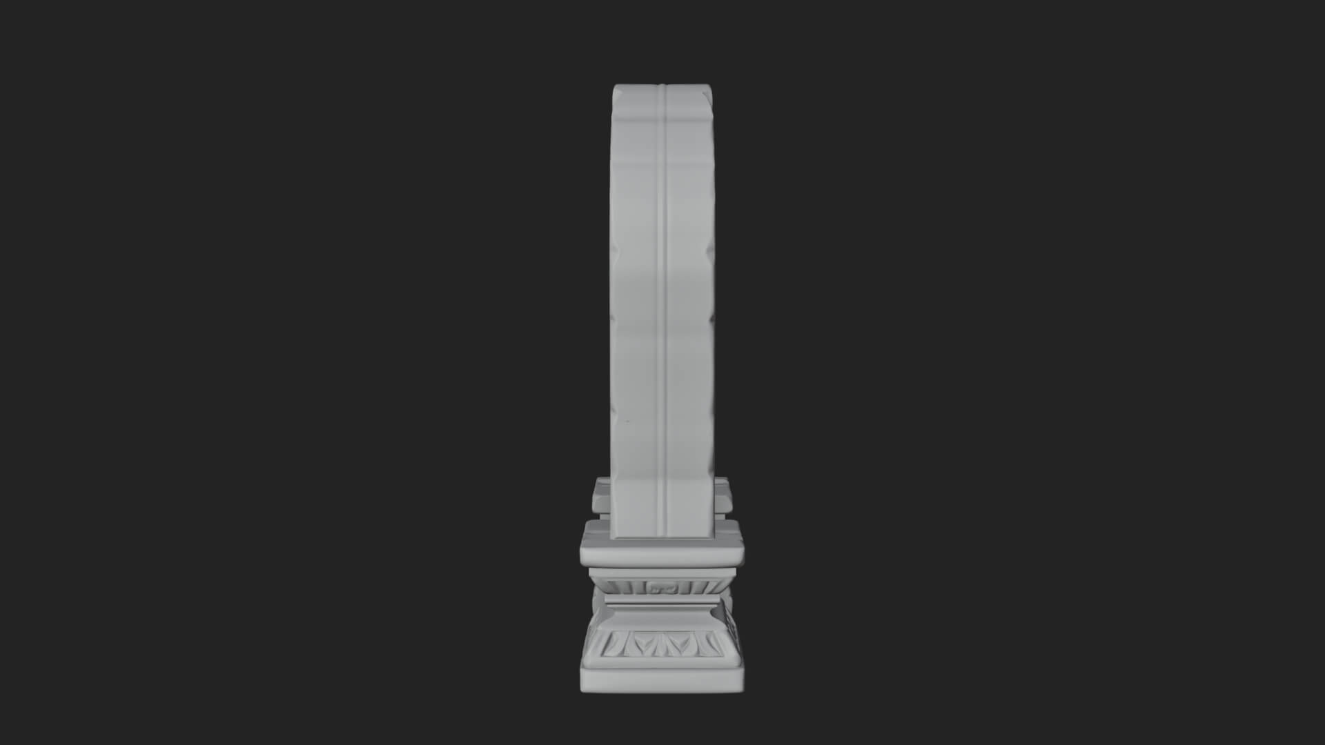 Rune Stone Arch Design 2 3D Print Model 3D Model