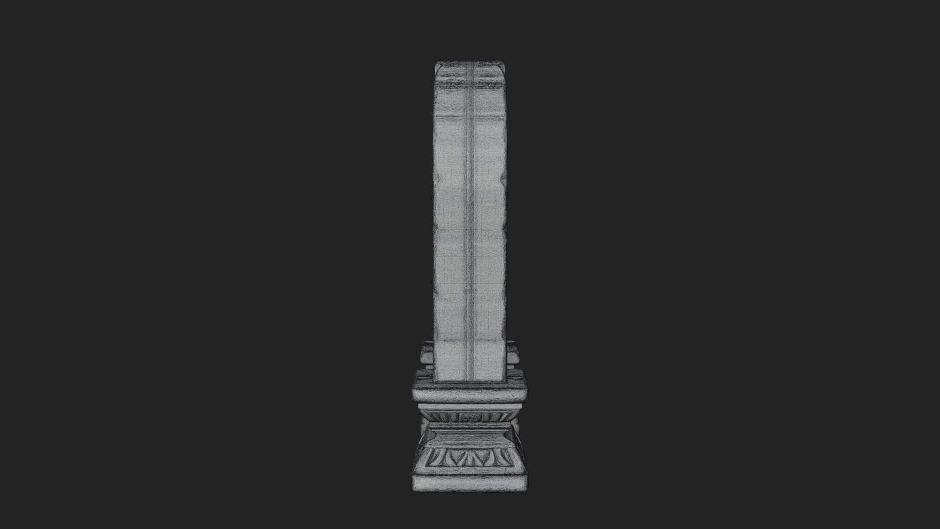 Rune Stone Arch Design 2 3D Print Model 3D Model