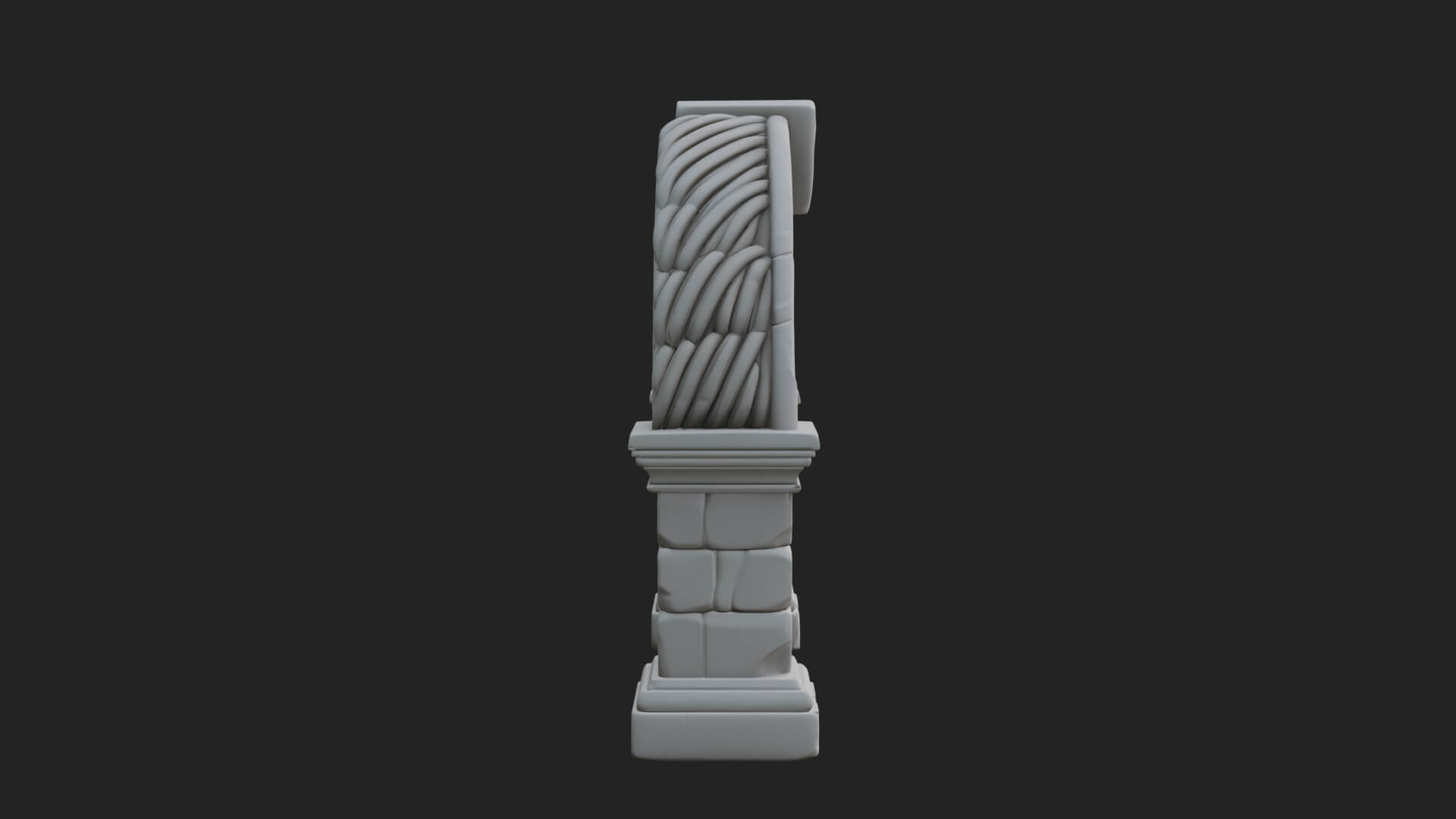 Rune Stone Arch Design 3 3D Print Model 3D Model