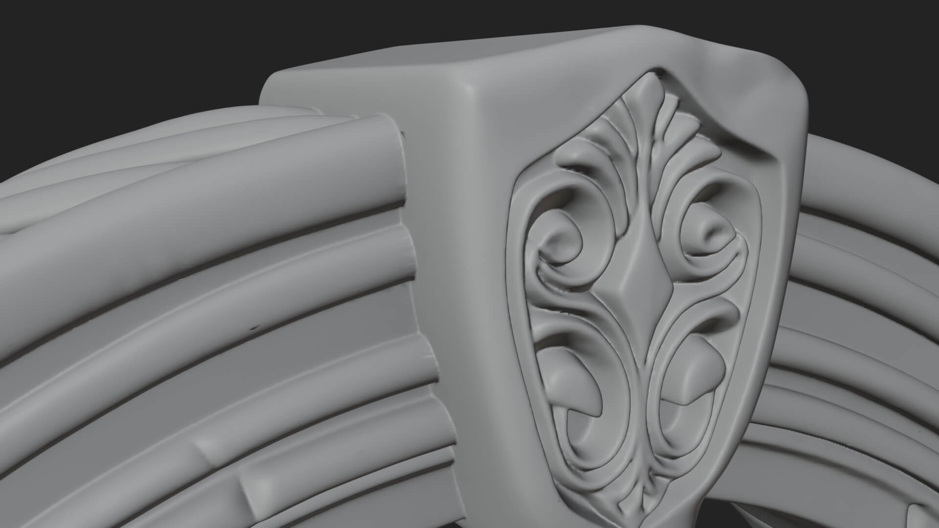 Rune Stone Arch Design 3 3D Print Model 3D Model