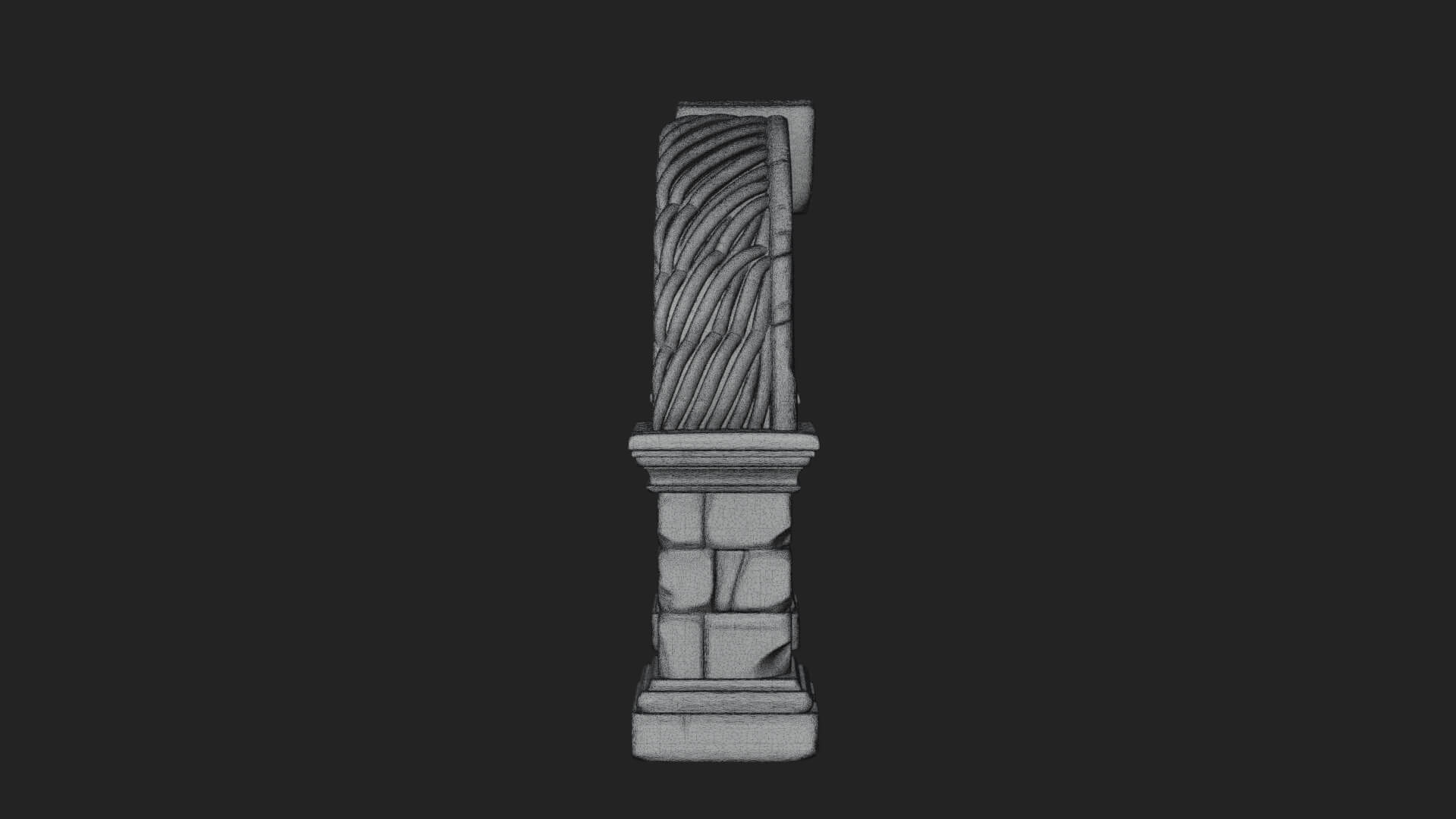 Rune Stone Arch Design 3 3D Print Model 3D Model