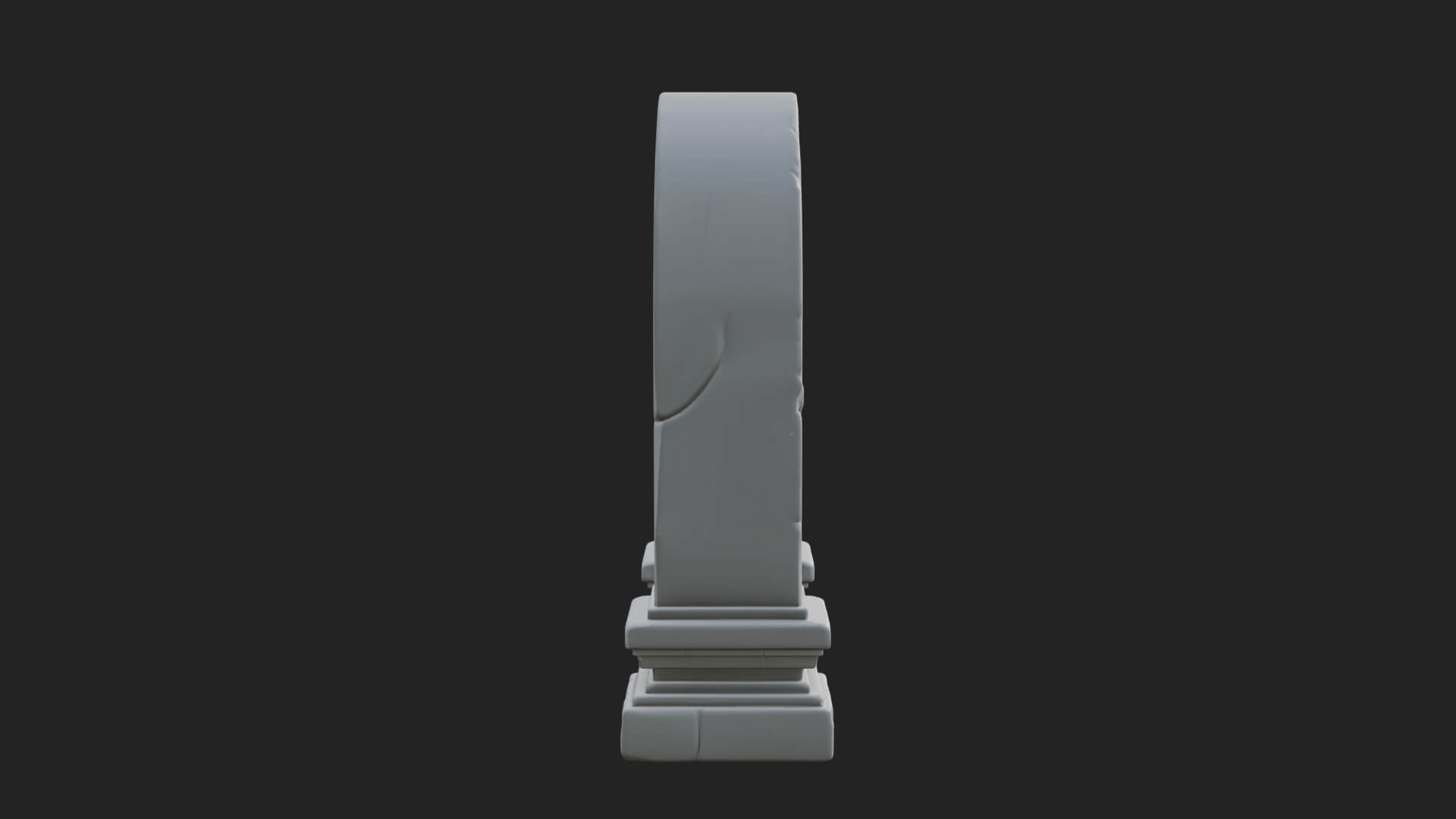 Rune Stone Arch Design 4 3D Print Model 3D Model