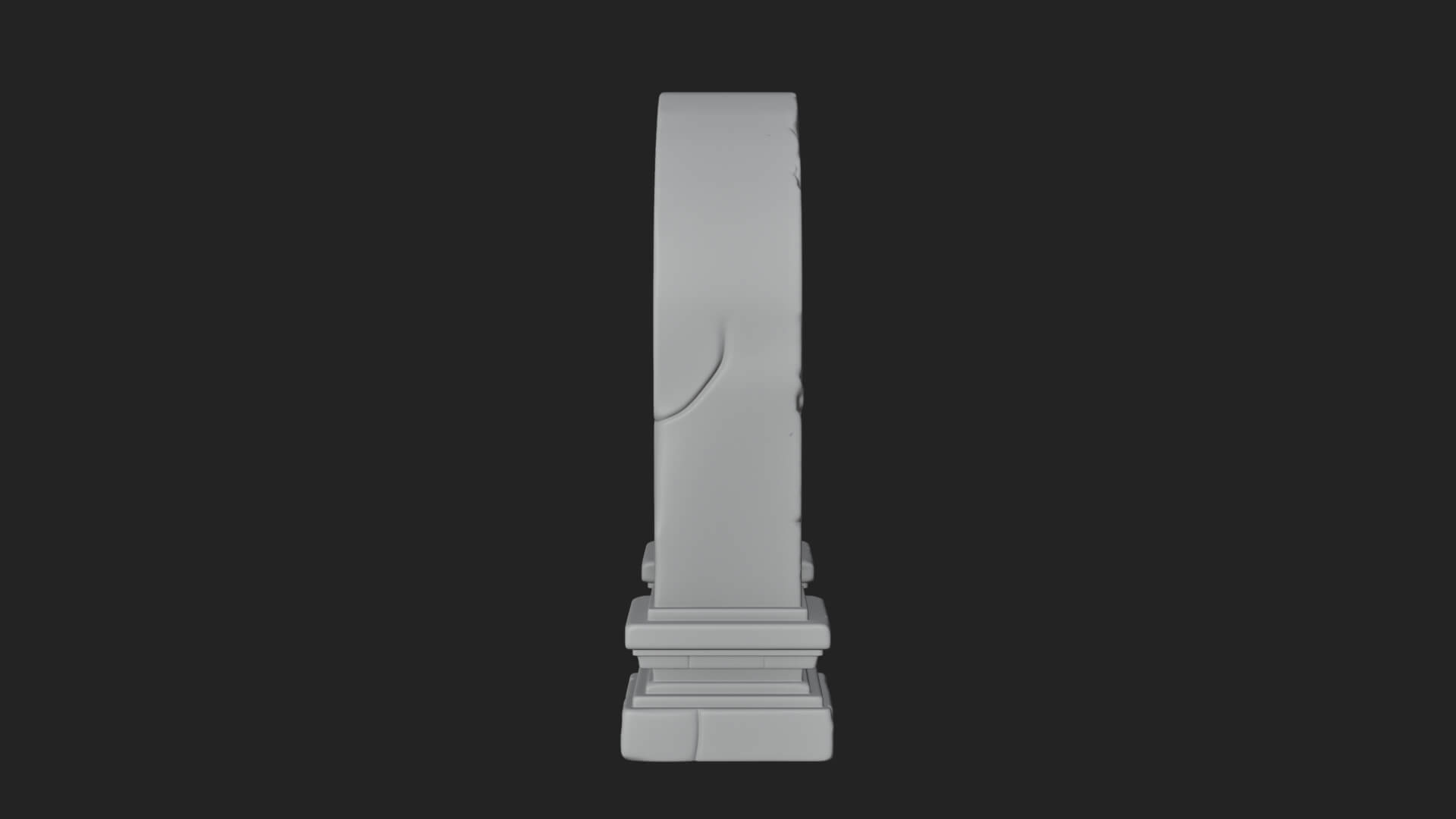 Rune Stone Arch Design 4 3D Print Model 3D Model